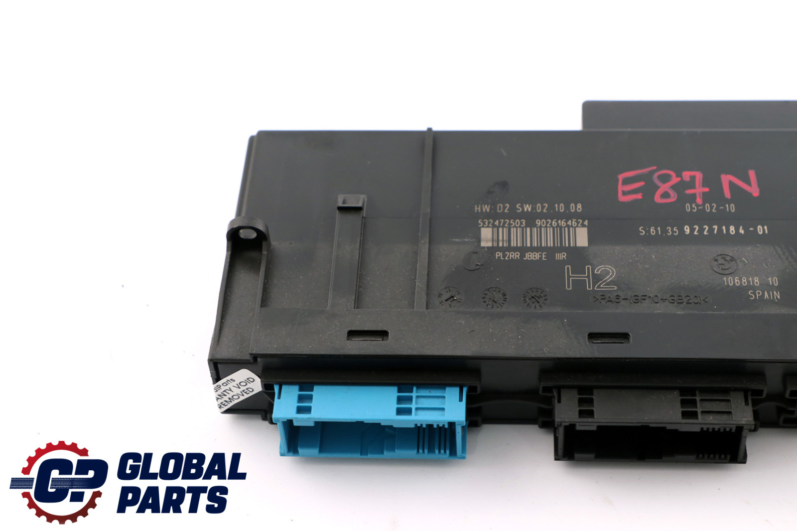 BMW 1er E87 LCI ECU Body Control Modul Einheit H2 PL2RR JBBFE IIIR 9227184