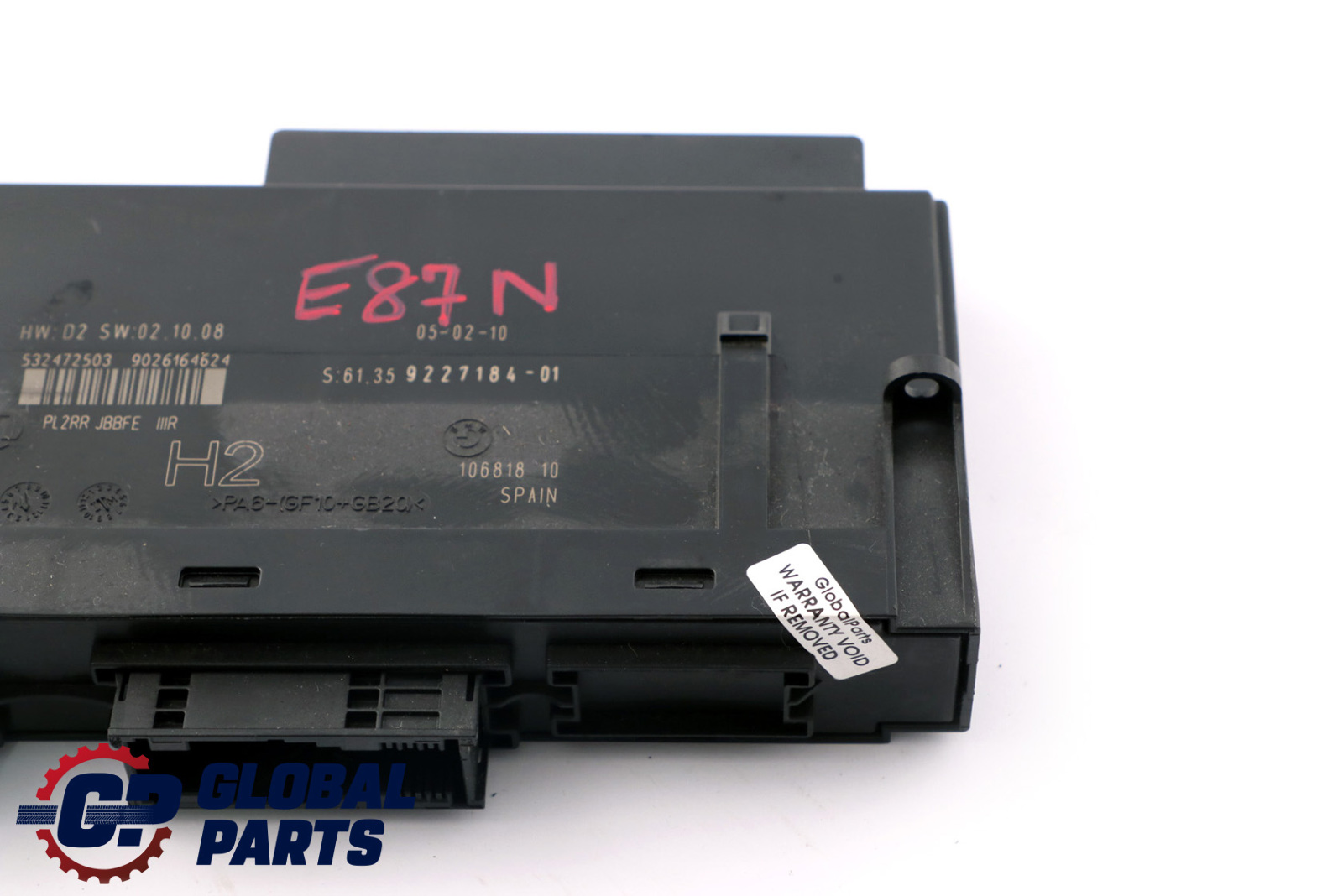 BMW 1er E87 LCI ECU Body Control Modul Einheit H2 PL2RR JBBFE IIIR 9227184