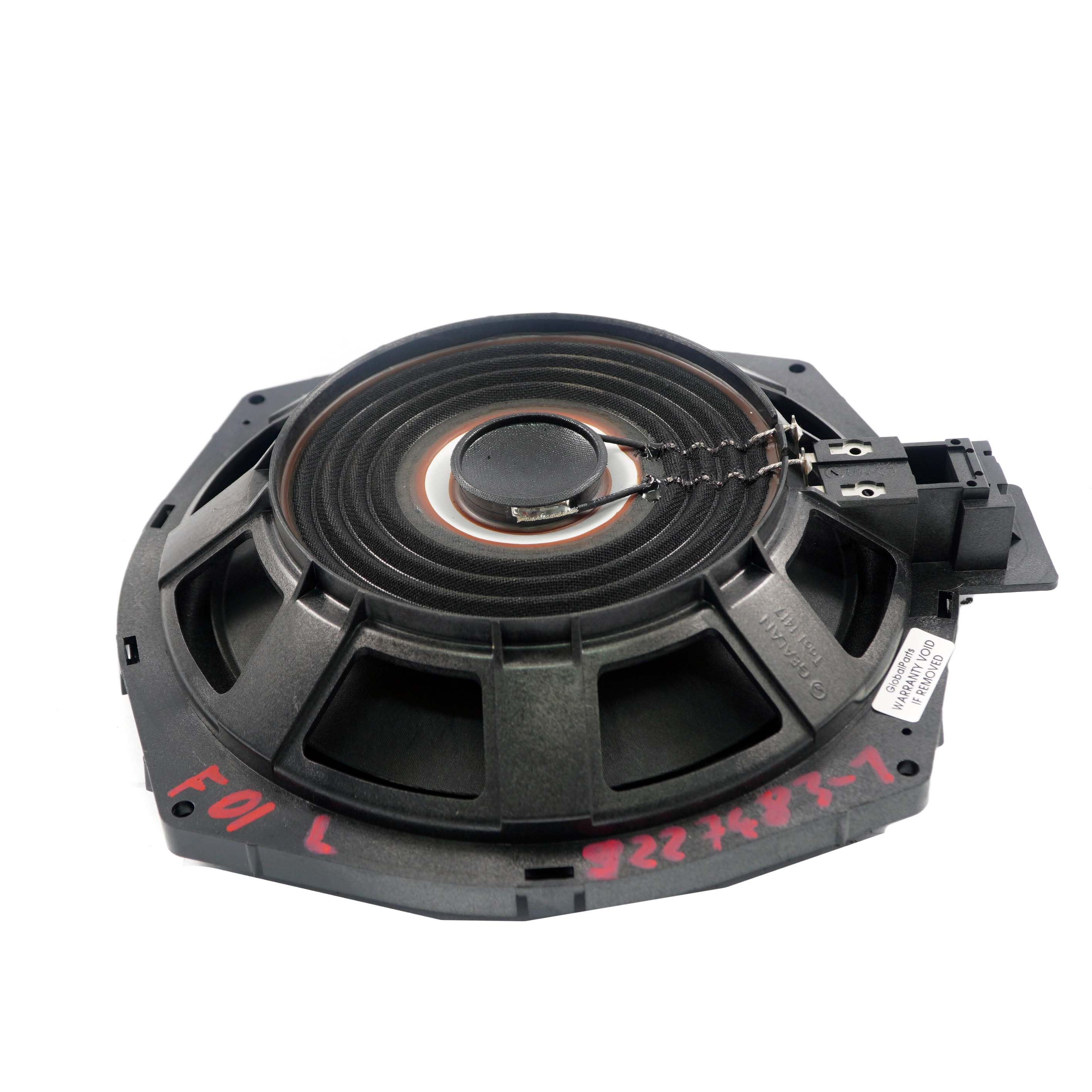 BMW F01 F02 Links Central Bass Hi-Fi Subwoofer Lautsprecher 9227483