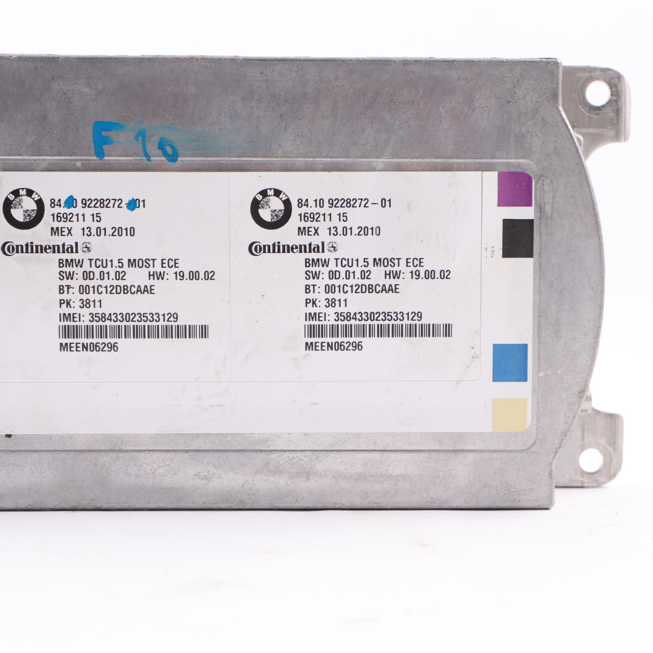 BMW F01 F07 F10 F12 Telematikmodul Bluetooth Steuergerät ECU 9228272