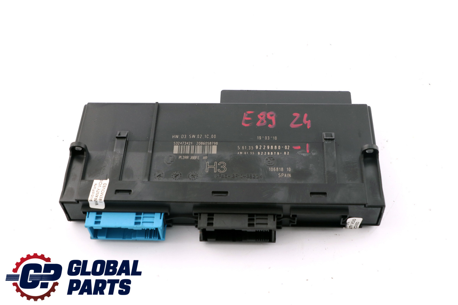 BMW Z4 E89 Karosserie Steuerungs Modul H3 Anschlussdose ECU 9229880