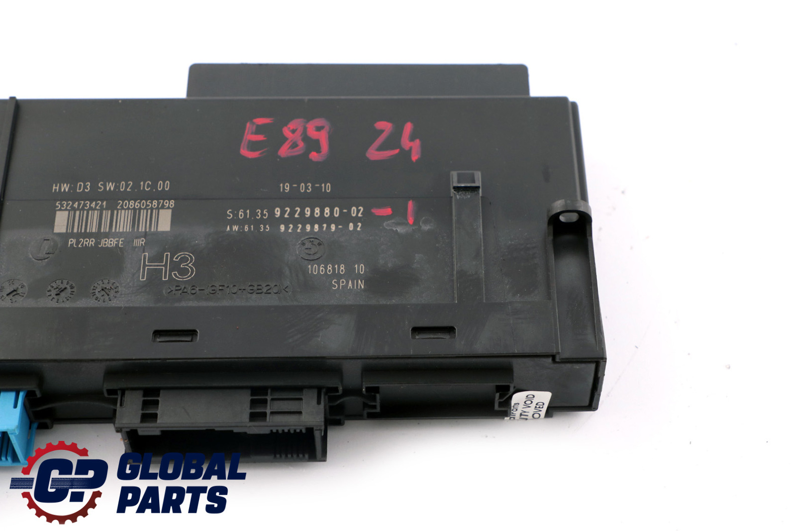 BMW Z4 E89 Karosserie Steuerungs Modul H3 Anschlussdose ECU 9229880