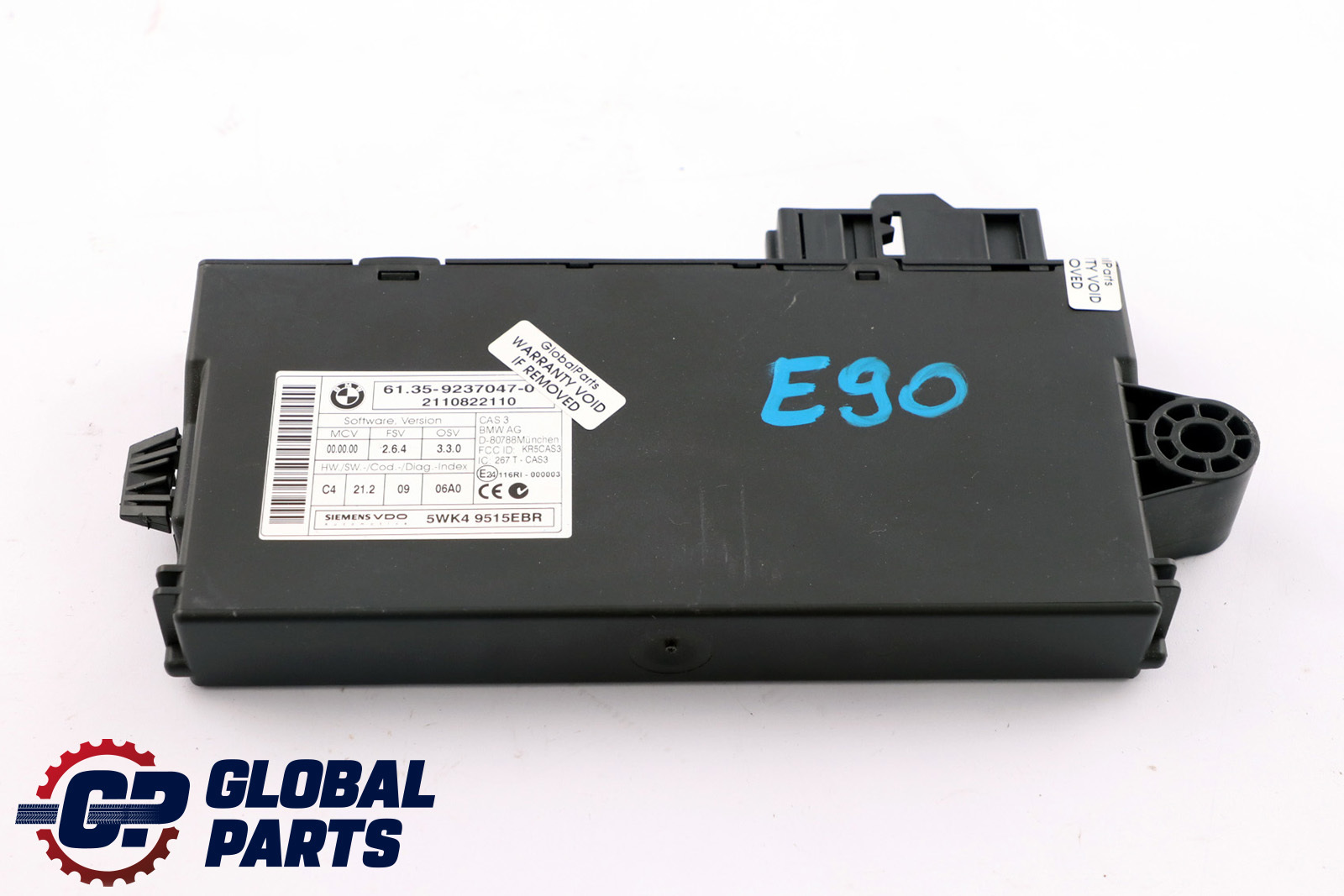 BMW 1 3 5 Reihe E60 E87 E90 CAS 3 ECU Steuergerät Schlüssellesemodul 9237047