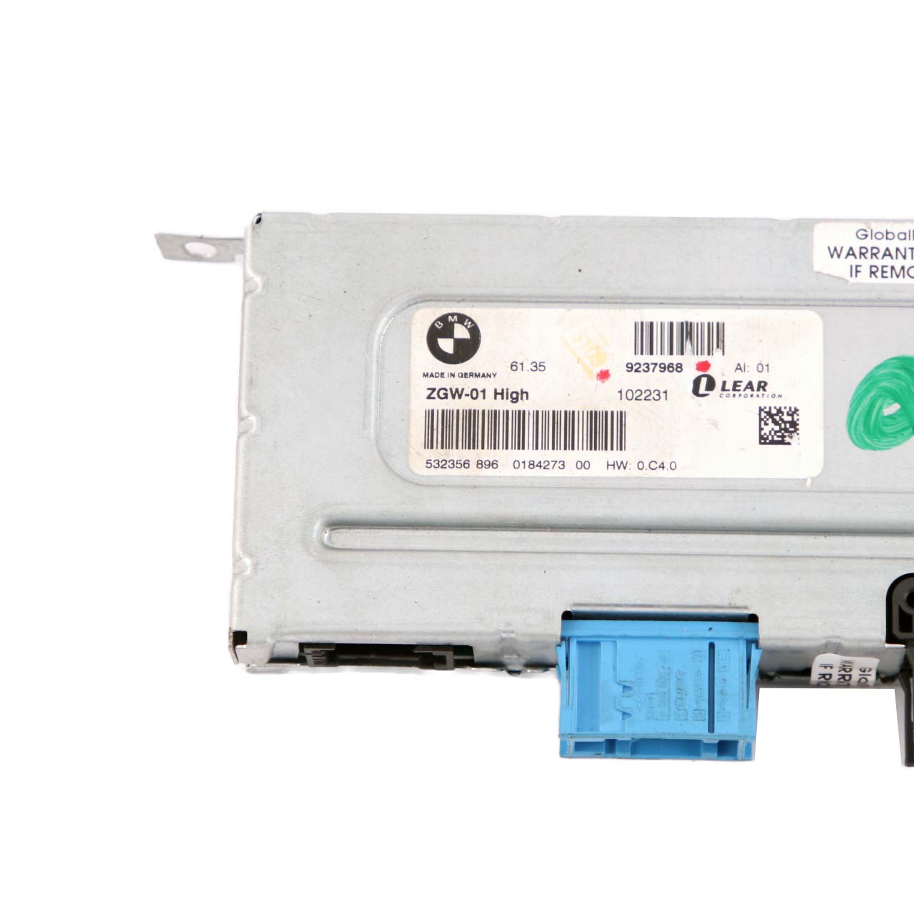 BMW F07 GT Zentrale Schleuse Modul ECU Steuergerät Lear ZGW-01 Hoch 9237968