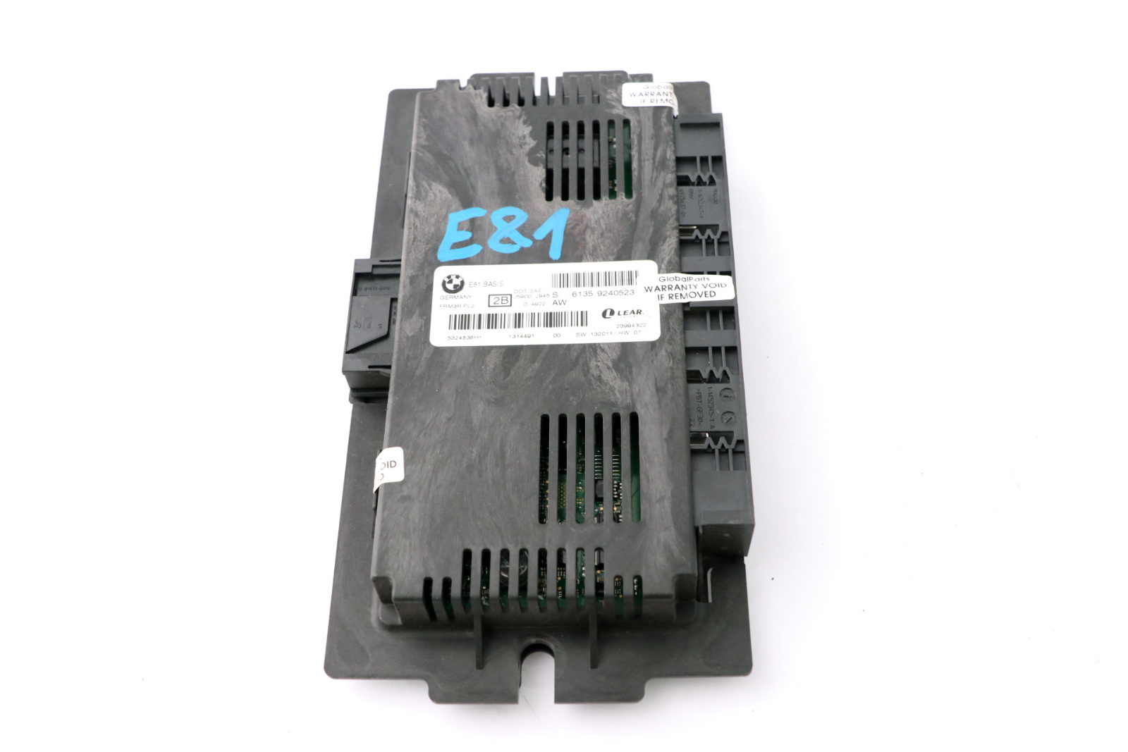 BMW 1 er E81 Fußraummodul Lichtmodul Steuergerät ECU BASIS PL2 FRM3R 9240523