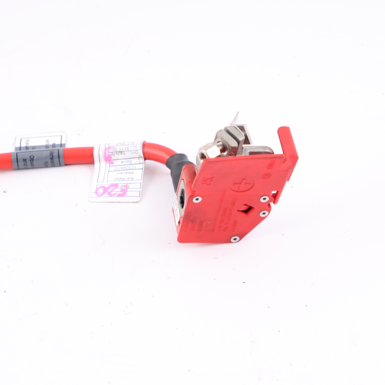 Battery Cable BMW F20 F21 F22 Red Positive Plus Pole Blow Off 9253111