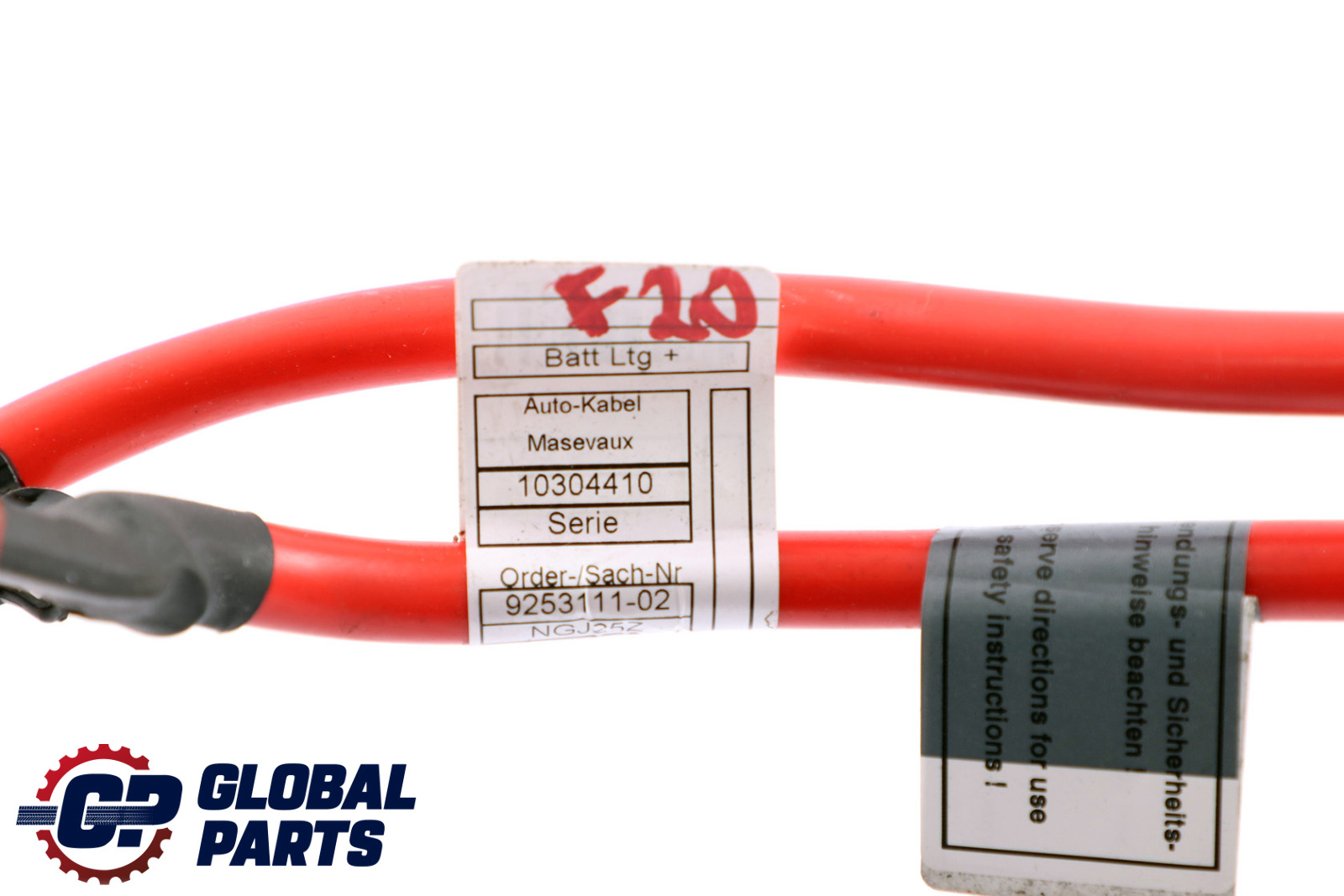 BMW F20 F21 F22 Positive Plus Pole Battery Blow Off Cable 9253111