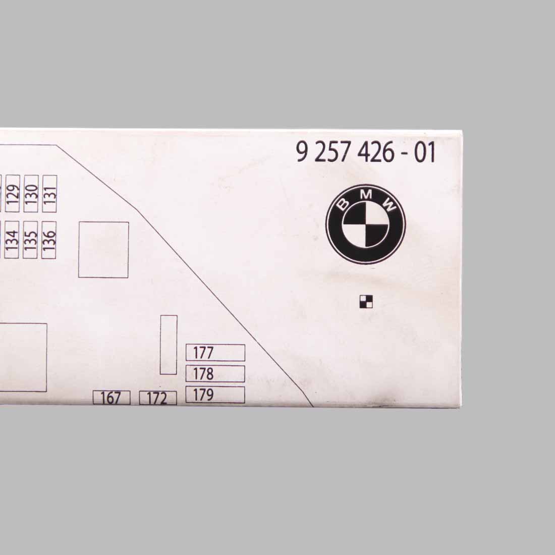 BMW F10 F11 F12 Karte Sicherungs Kasten Gruppierung Diagramm 9238195