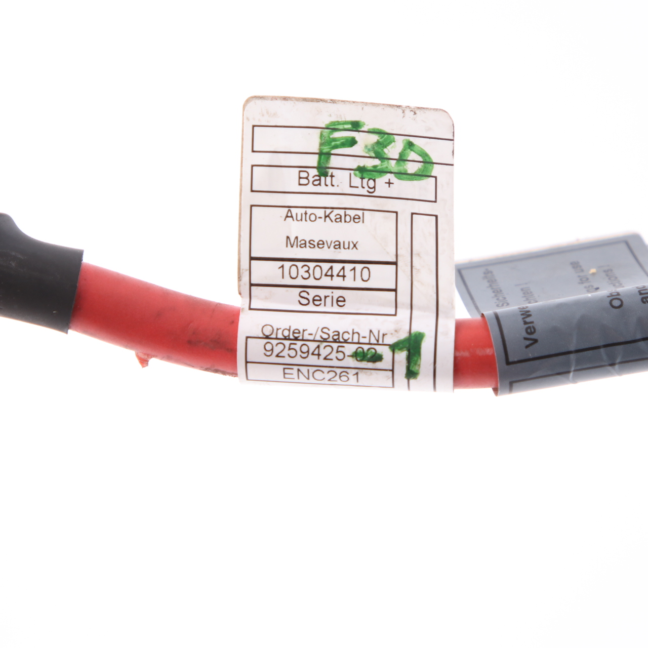 Positive Battery Cable BMW F30 F31 F80 M3 F82 M4 Plus Pole Power Red 9259425