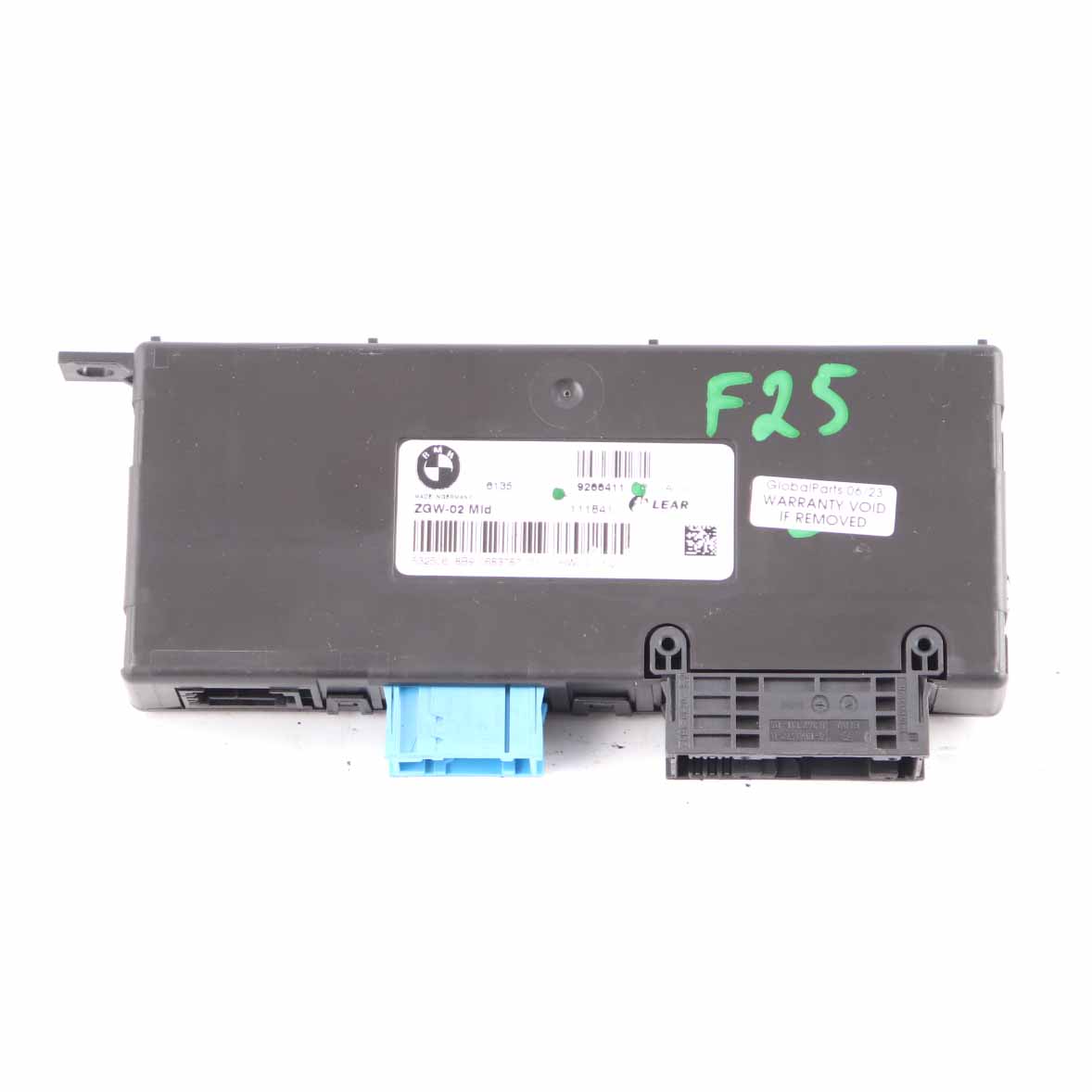 BMW X3 F25 Central Gateway Module Control Unit Lear ZGW-02 MID 9266411