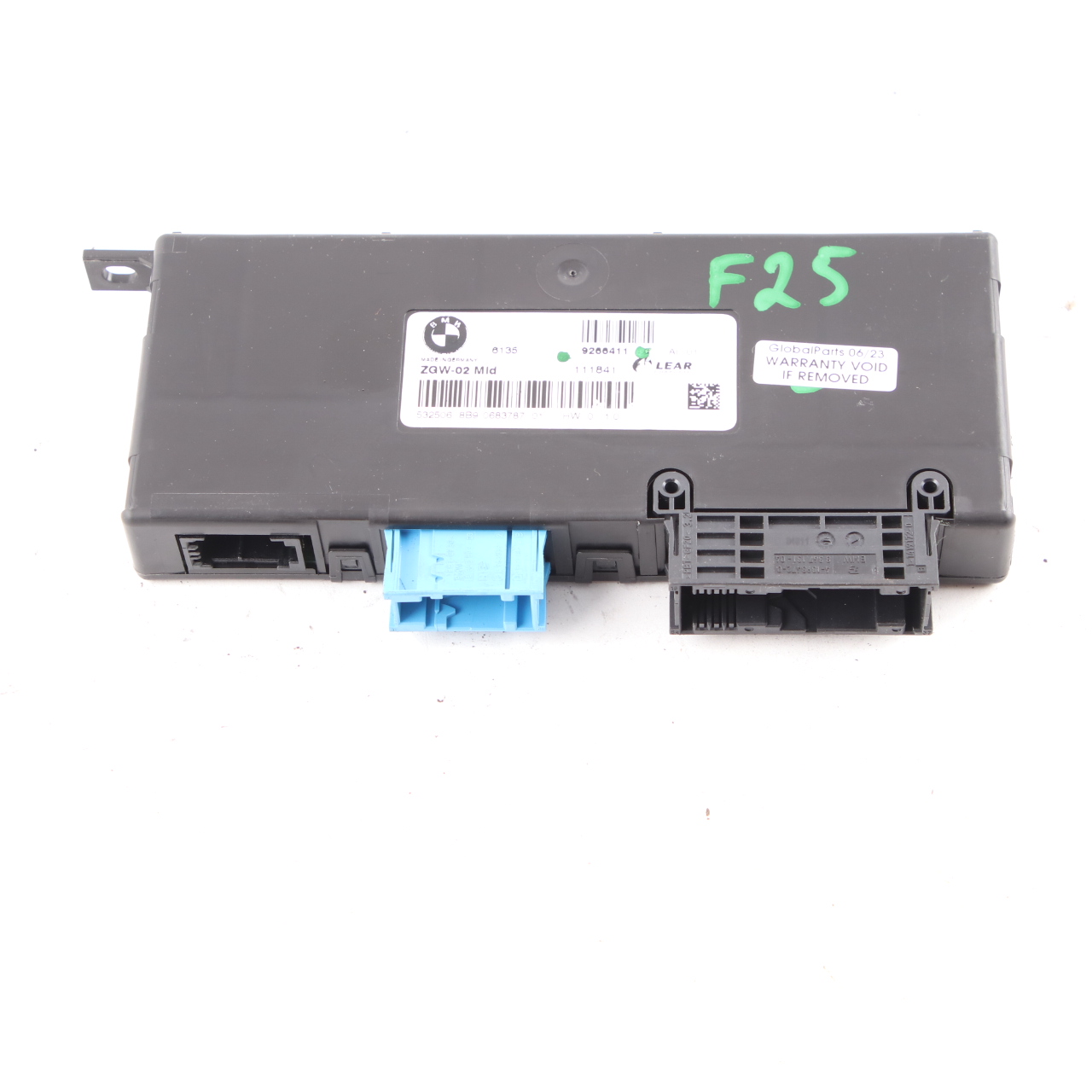 BMW X3 F25 Central Gateway Module Control Unit Lear ZGW-02 MID 9266411