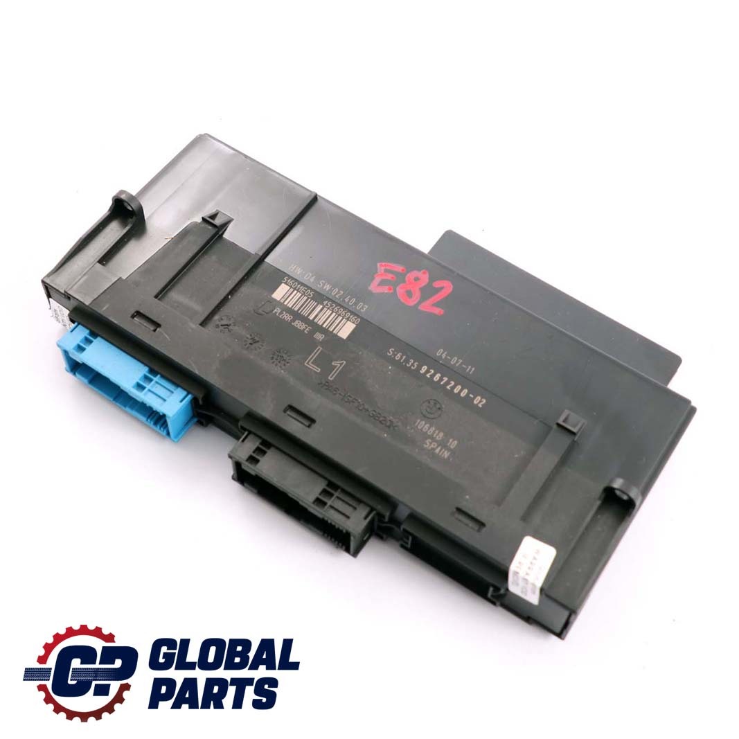 BMW 1 er E82 ECU Body Control Module L1 Steuergerät  PL2RR JBBFE 9267200