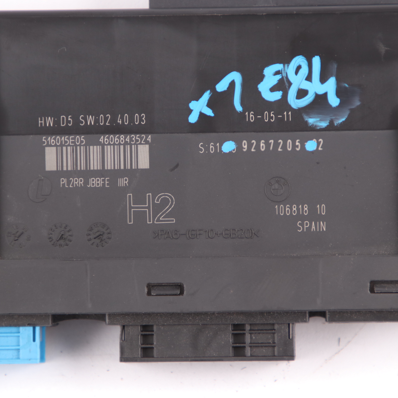 Junction Box BMW X1 E84 ECU Body Control Modul H2 PL2RR JBBFE IIIR 9267205