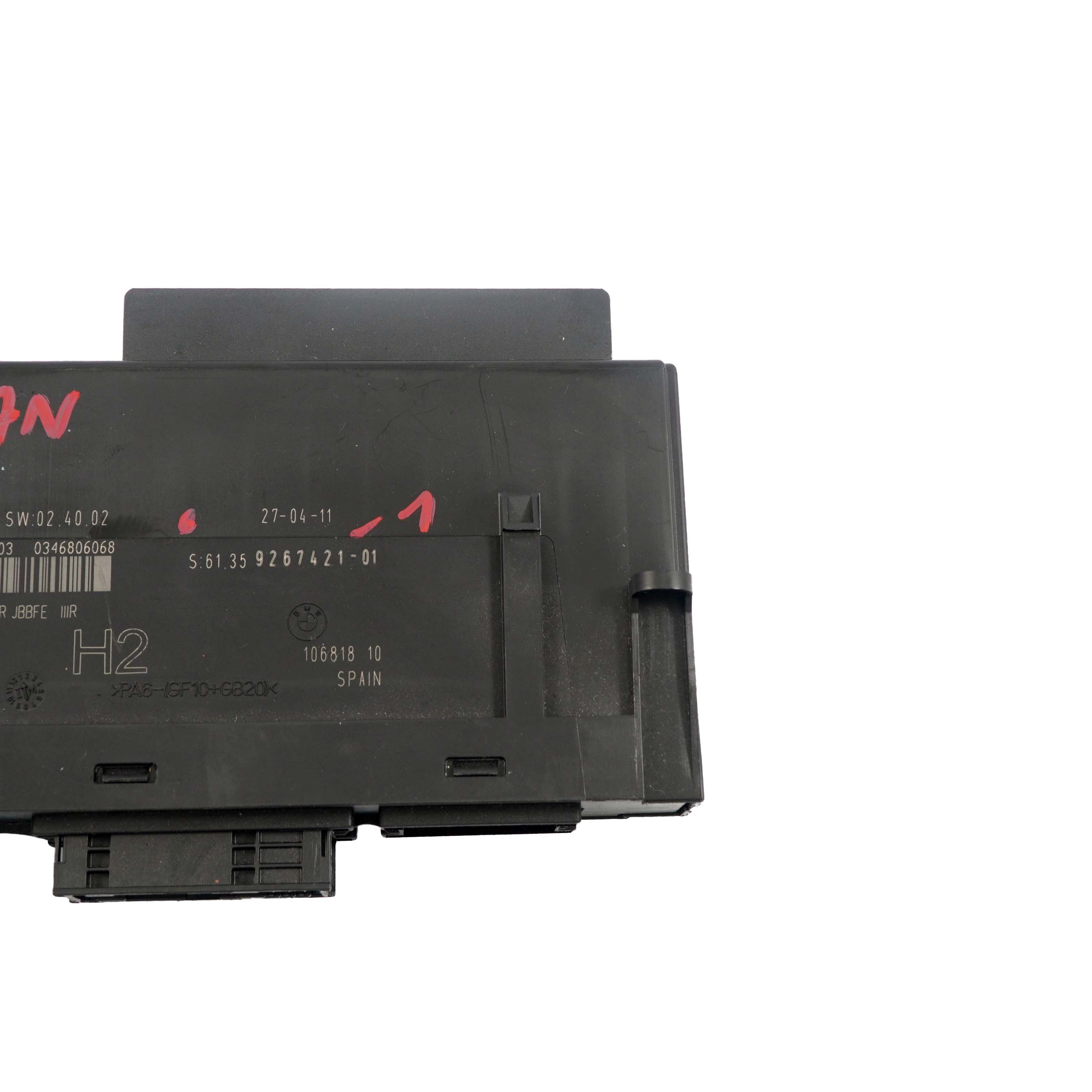 BMW E87 LCI ECU Body Control Module Anschlussdose PL2RR JBBFE IIIR 9364819