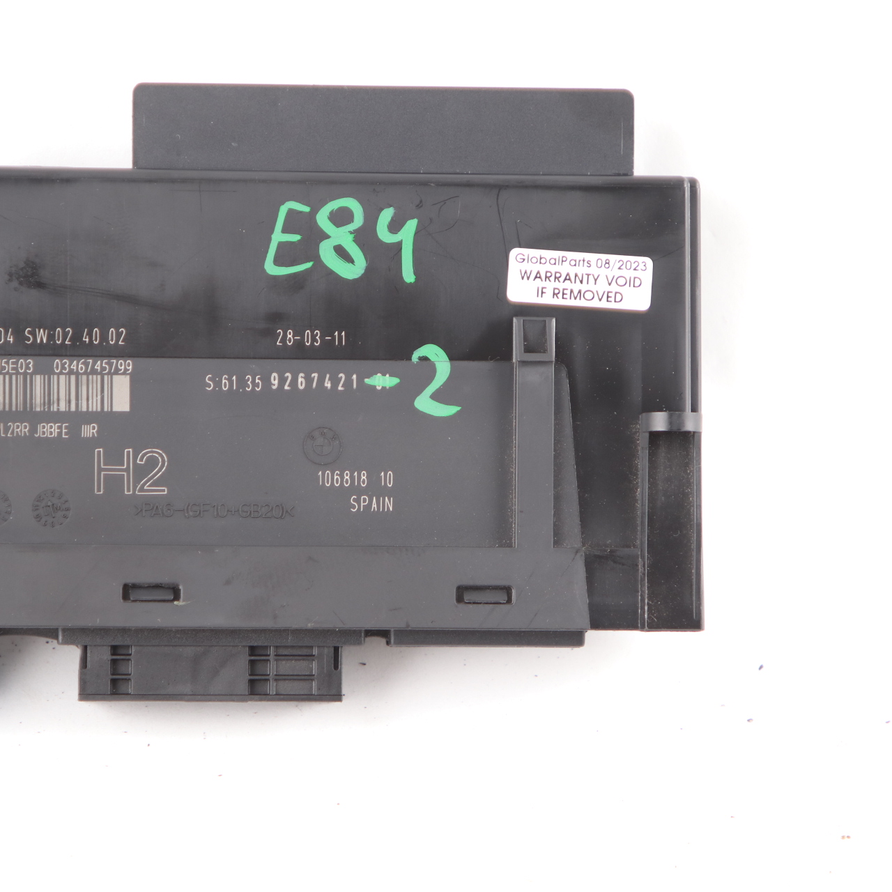 BMW E84 ECU Körper  Steuerung Modul Anschlussdose PL2RR JBBFE IIIR 9267421