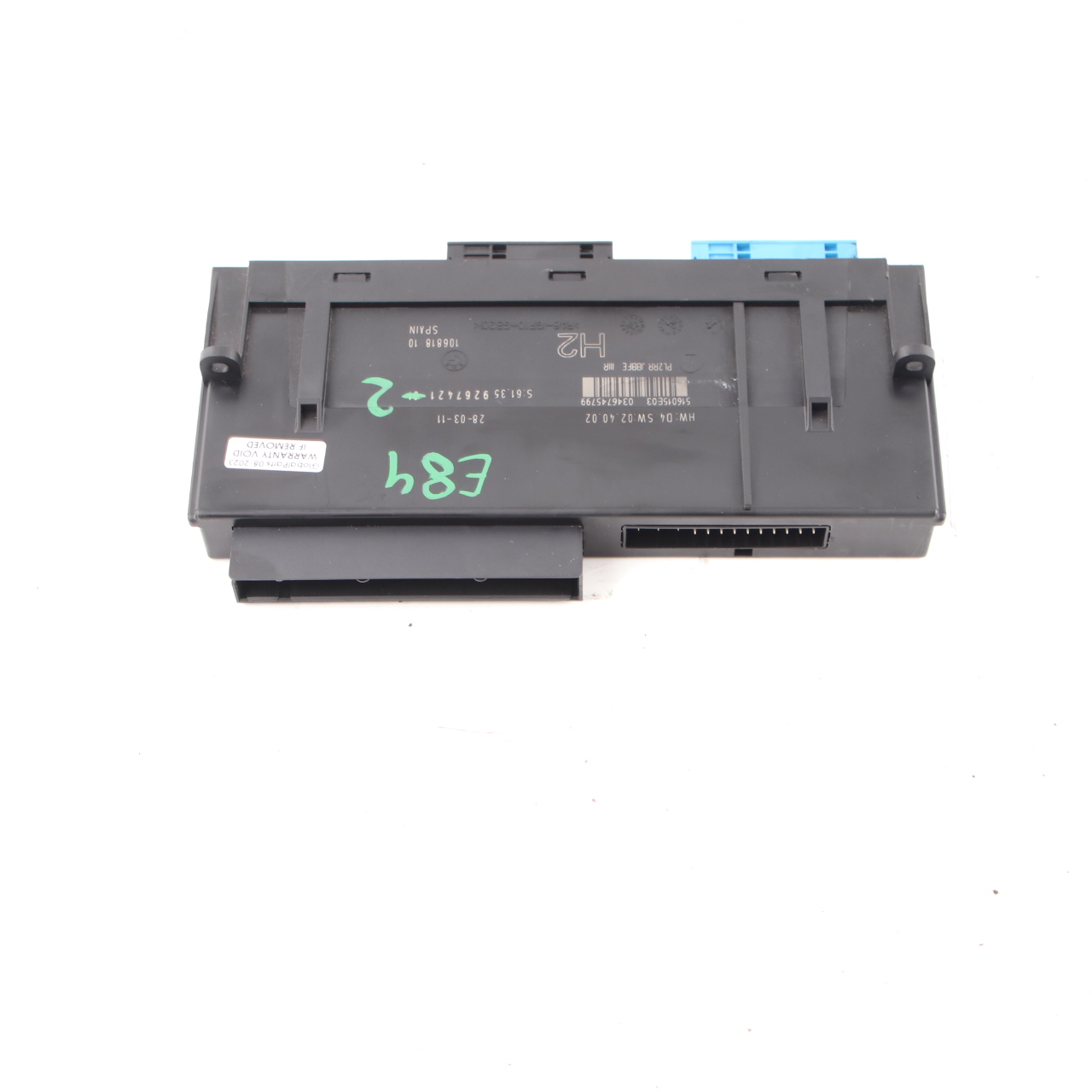 BMW E84 ECU Körper  Steuerung Modul Anschlussdose PL2RR JBBFE IIIR 9267421