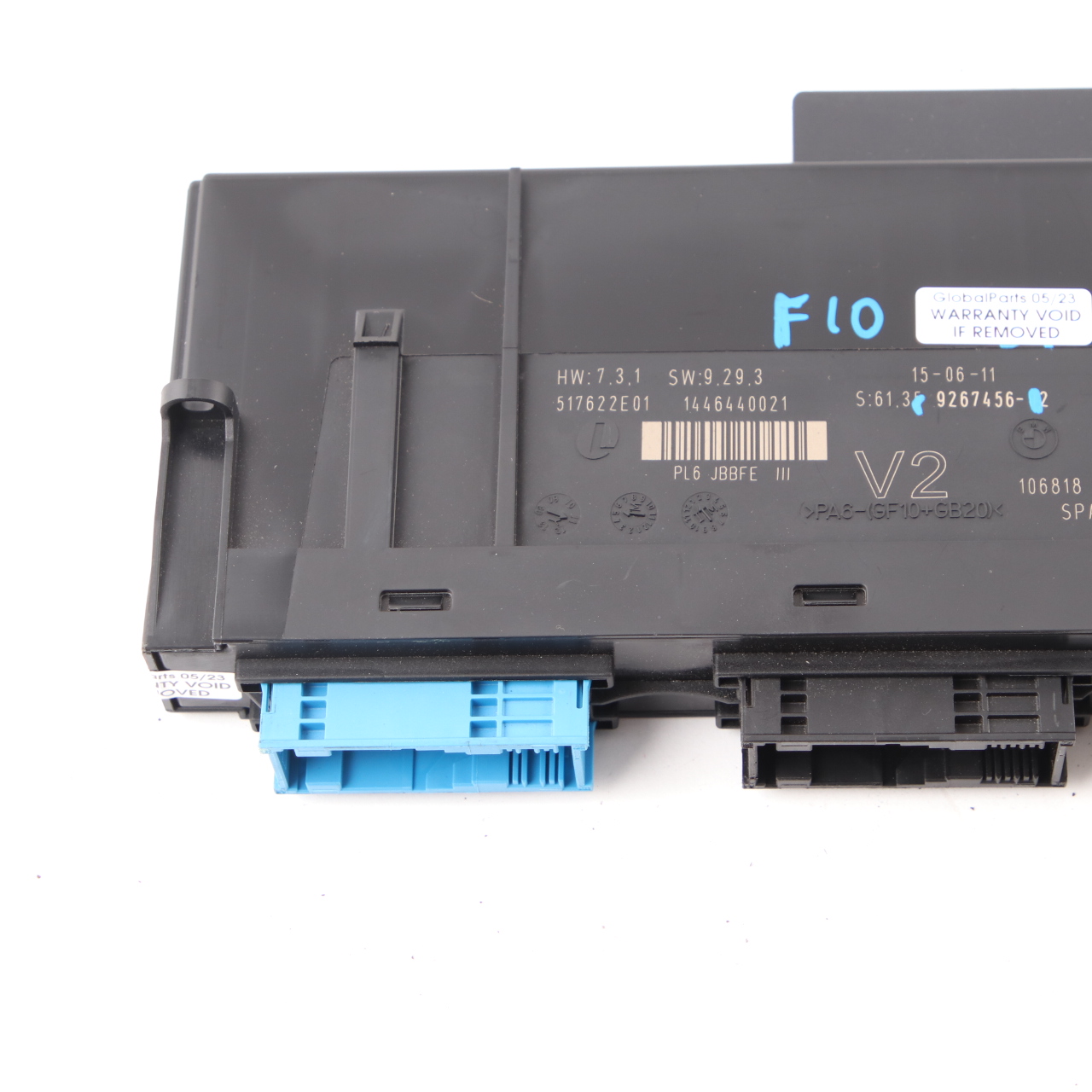 Steuergerät BMW F10 F11 Body Module ECU JBBFE IIIR V2 PL6 ECU 9267456