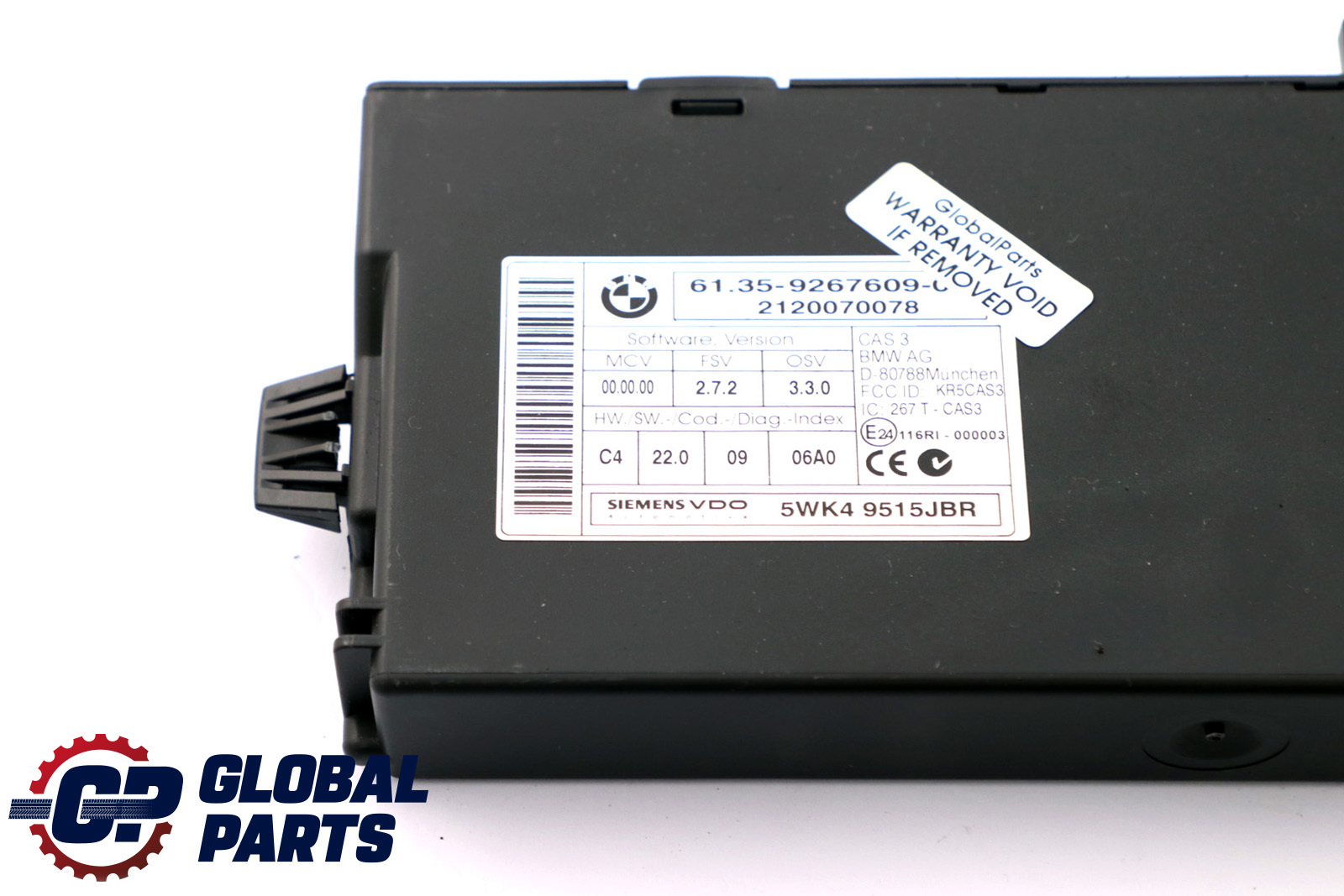 BMW E60 E87 E90 CAS 3 Schlüssel Lesemodul Steuergerät 9267609