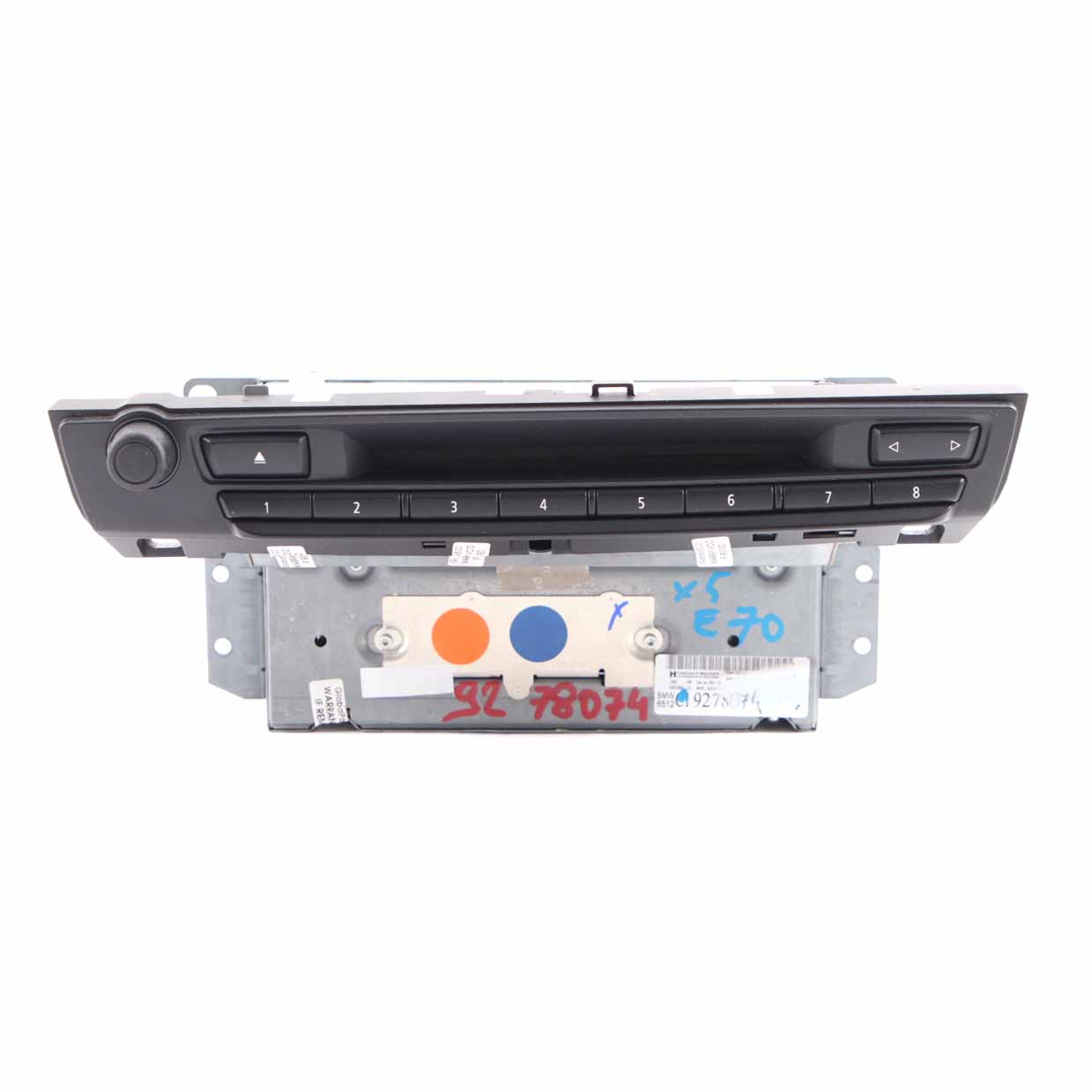 BMW X5 E70 Steuergerät CIC DAB Professional Navigationssystem Controller 9278074