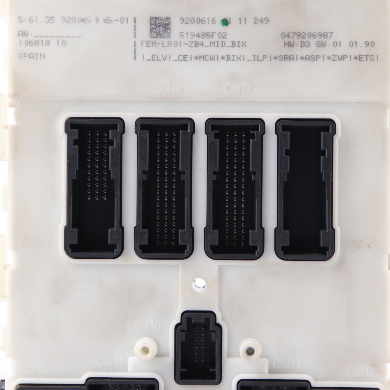 BMW F20 F21 F22 F30 F31 F32 F36 Modul Steuergerät FEM ECU LR01 9280616