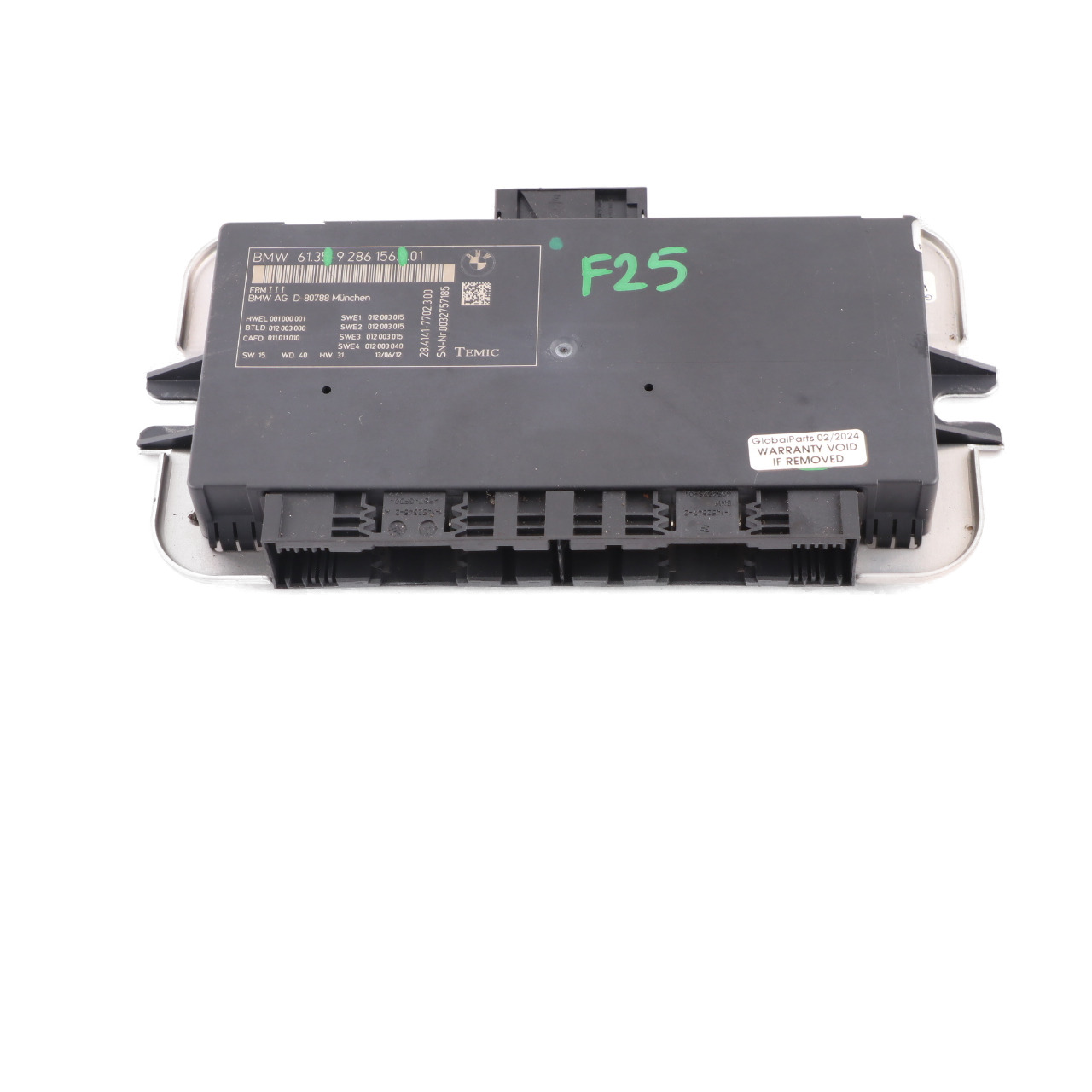 BMW X3 F25 Footwell Light Module Control Unit ECU FRM3 9286156