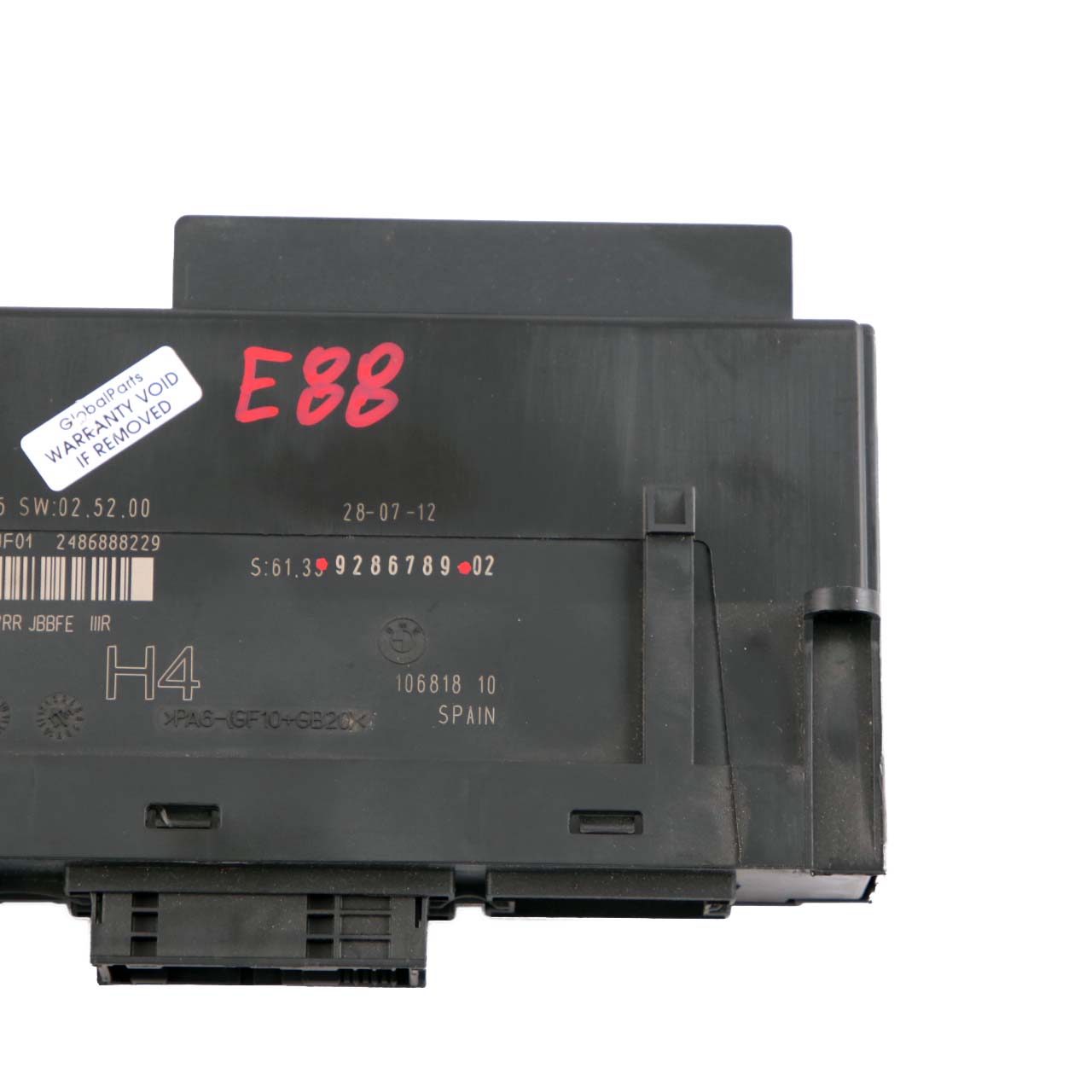 BMW E88 ECU Karosseriesteuergerät Modul H4 Junction Box PL2RR JBBFE 9286789