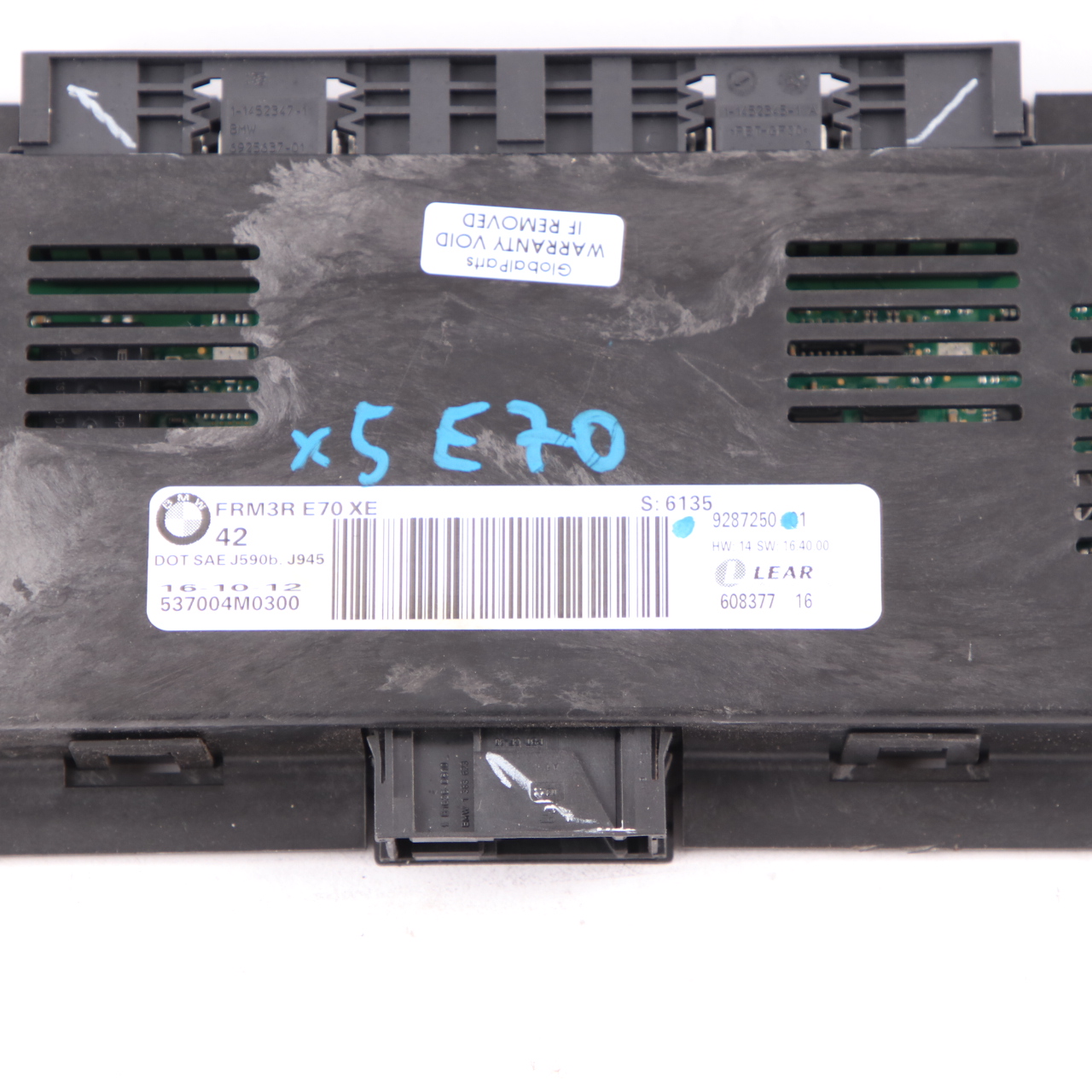 BMW X5 E70 LCI Footwell Light Control Module Unit Lear FRM3R XE 9287250