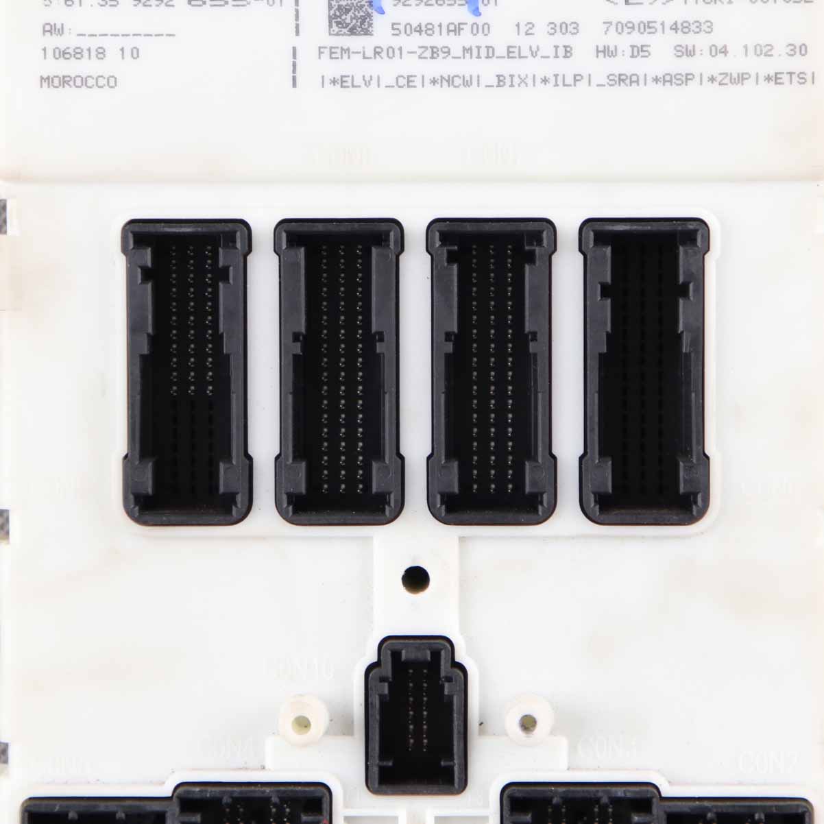 BMW F20 F21 F22 F30 F31 F32 F36 Modul Steuergerät FEM ECU LR01 9292655