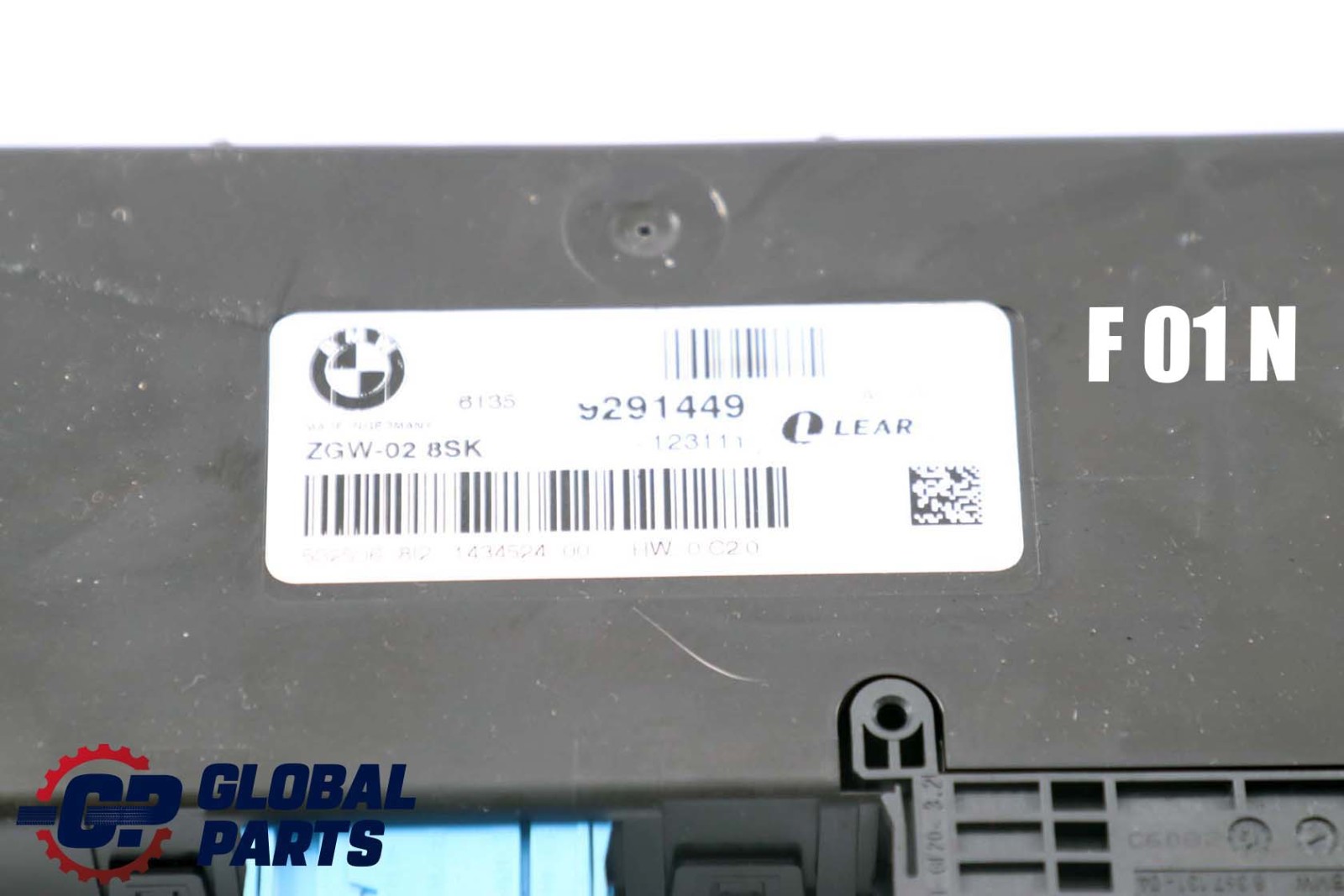 BMW 7 er F01 LCI Zentrales Gateway Modul LEAR ZGW-02 9291449