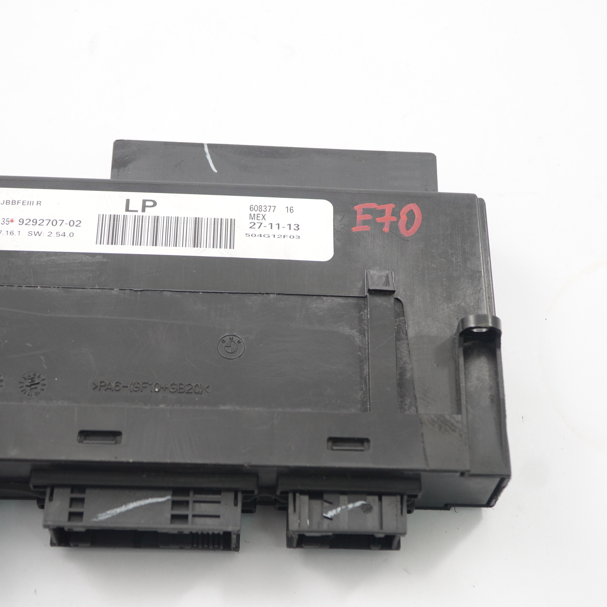 BMW X5 E70 Körper kontrolle Modul Einheit Junction Box PL4 JBBFEIII R 9292707