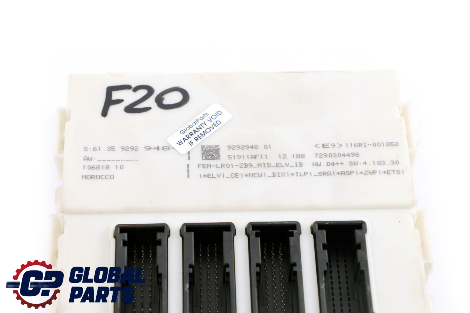 BMW F20 F21 F22 F30 F31 F32 F36 Modul Steuergerät FEM 9292948