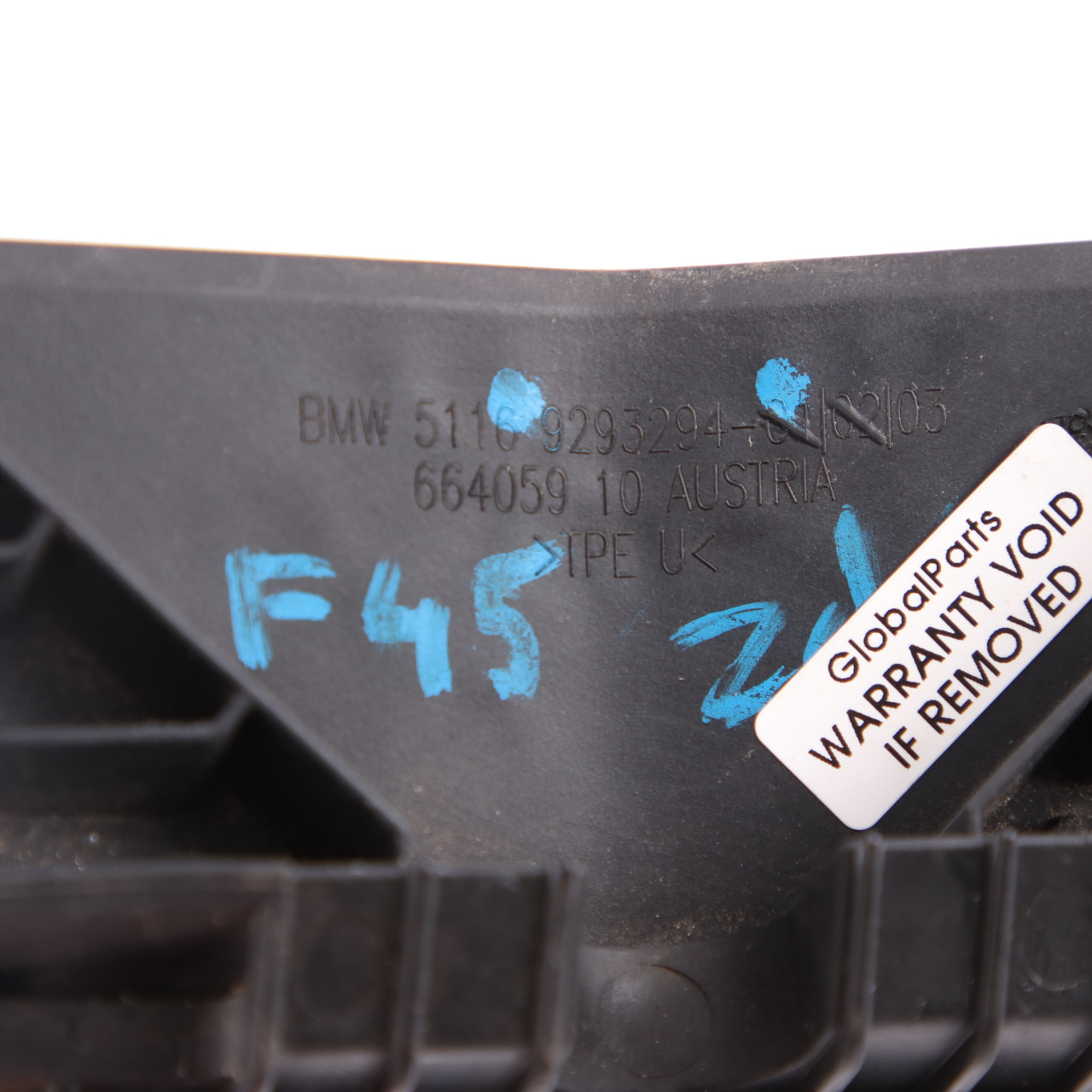 BMW F45 Active Tourer Kabel Kanal Abdeckung Blende 9293294