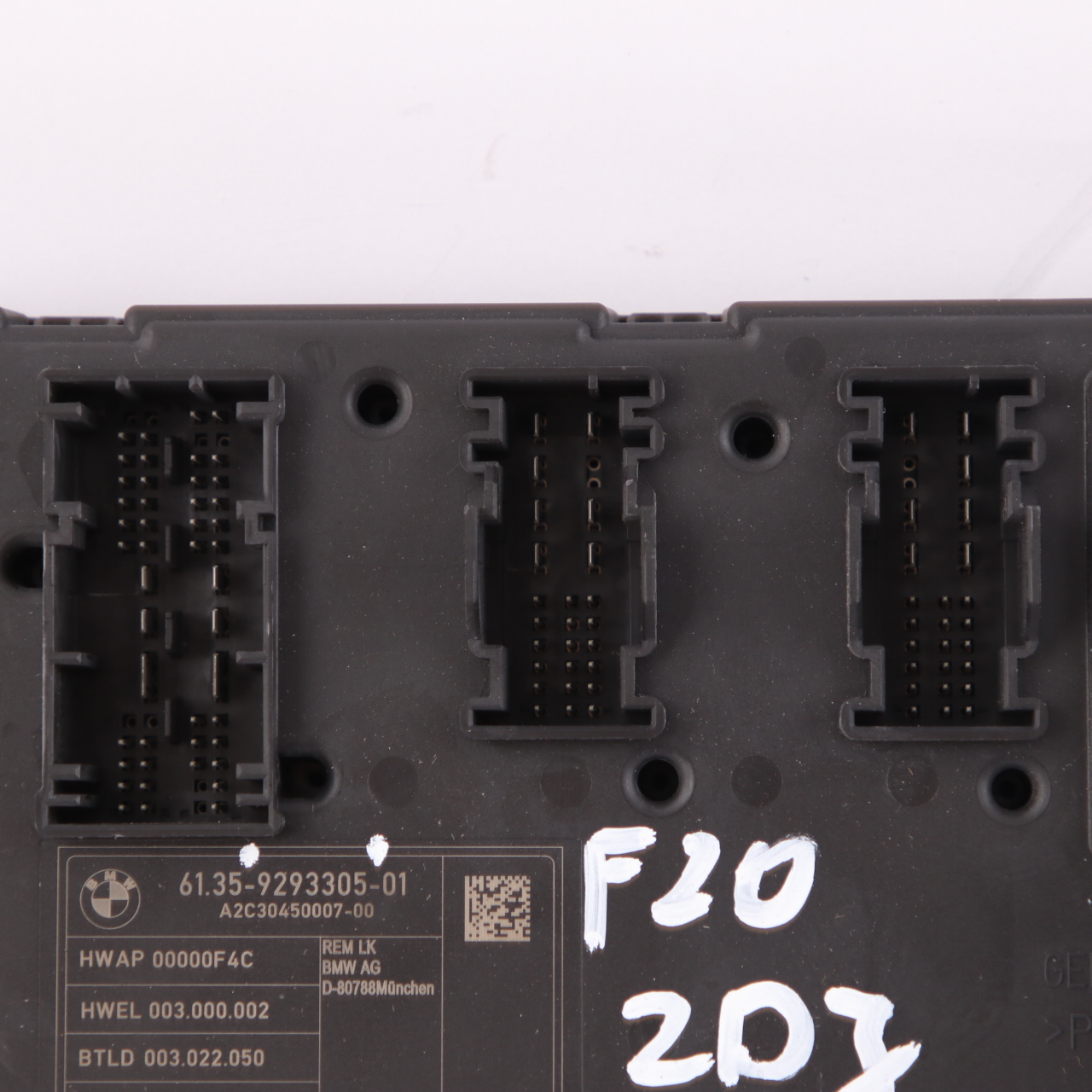 BMW F20 F21 F30 F31 Hinten Elektronikmodul Sicherungskasten Steuergerät V1 REM