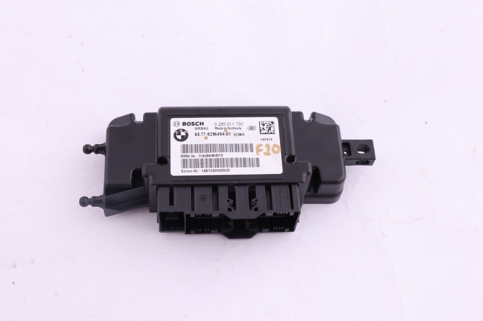 BMW F20 F21 F22 F30 F31 F32 Steuergerät Airbag Ecu 9296494