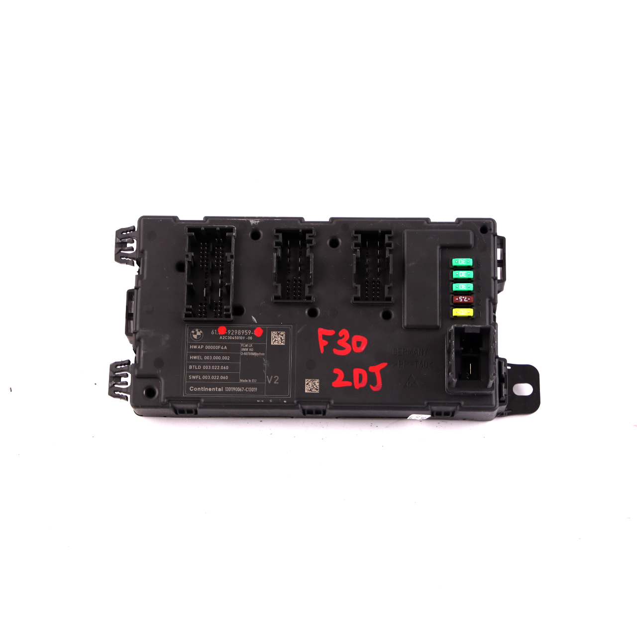 BMW F20 F21 F30 F31 Hinteres Elektronik Modul Steuergerät V2 REM 9298959