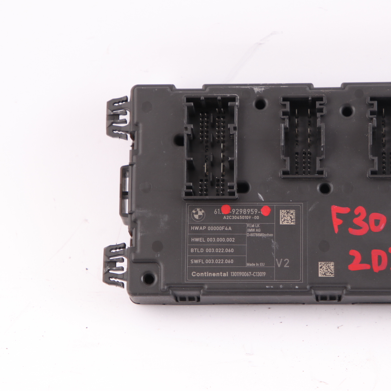 BMW F20 F21 F30 F31 Hinteres Elektronik Modul Steuergerät V2 REM 9298959