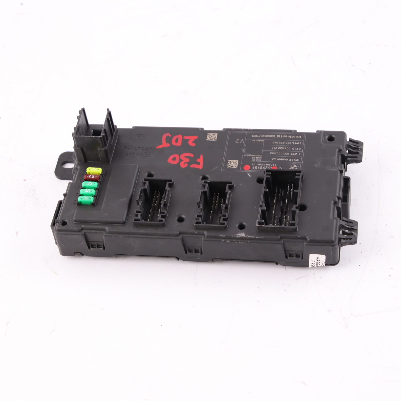 BMW F20 F21 F30 F31 Hinteres Elektronik Modul Steuergerät V2 REM 9298959