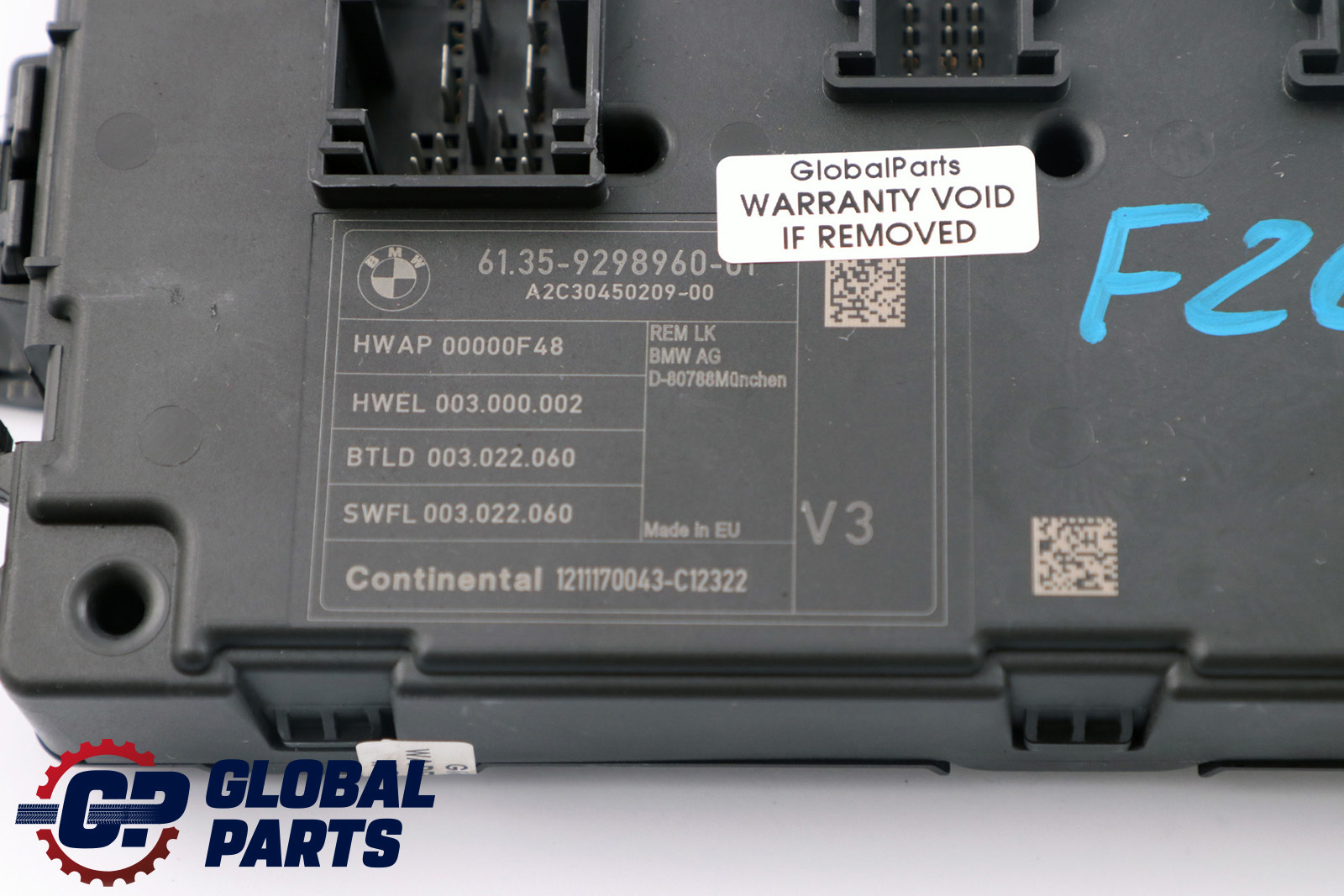 BMW F20 F21 F30 F31 F32 Karosseriesteuergerät Steuergerät Modul REM 9298960