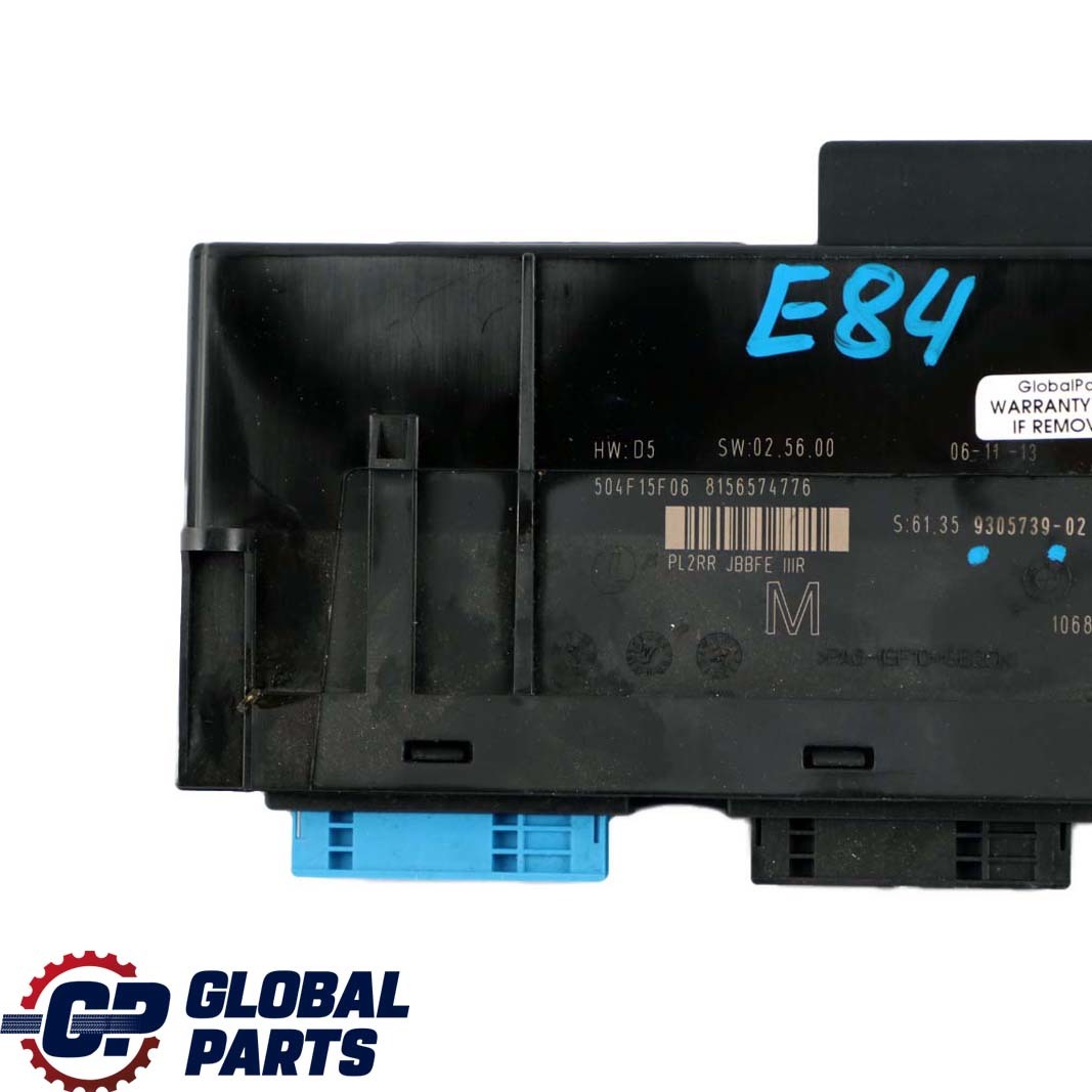 BMW E84 ECU Body Control Modul M PL2RR JBBFE IIIR Junction Box 9305739