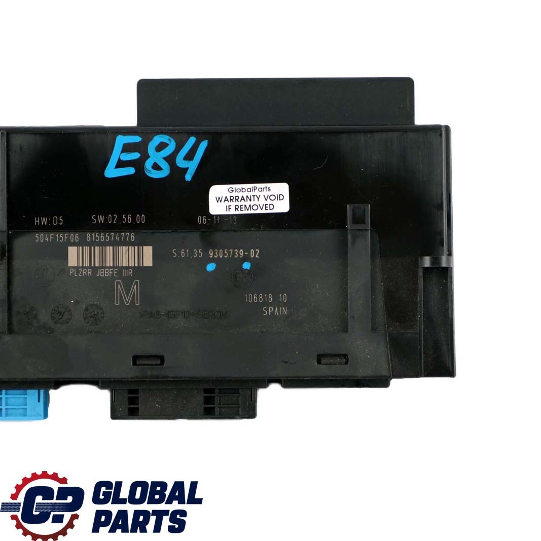 BMW E84 ECU Body Control Modul M PL2RR JBBFE IIIR Junction Box 9305739