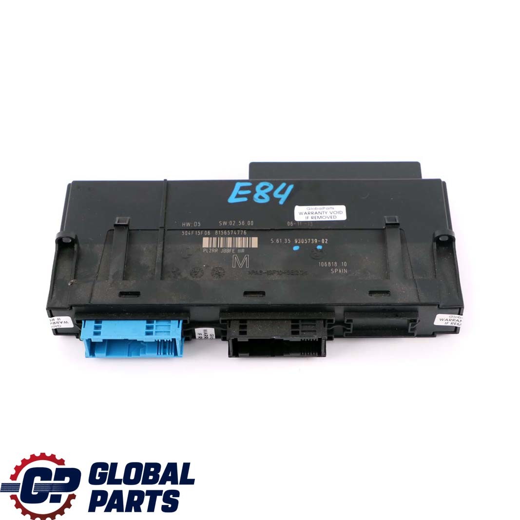 BMW E84 ECU Body Control Modul M PL2RR JBBFE IIIR Junction Box 9305739