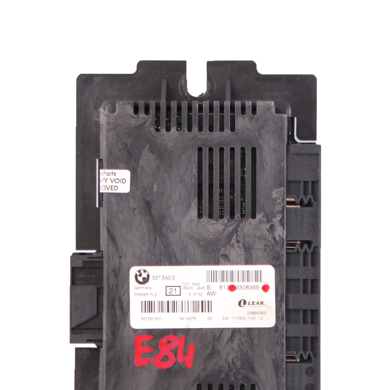 BMW X1 E84 Fußraumlichtsteuergerät Modul ECU Lear FRM3R PL2 9308365