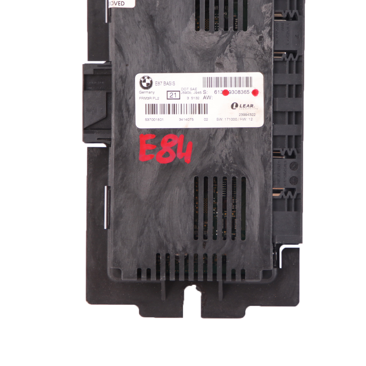 BMW X1 E84 Fußraumlichtsteuergerät Modul ECU Lear FRM3R PL2 9308365