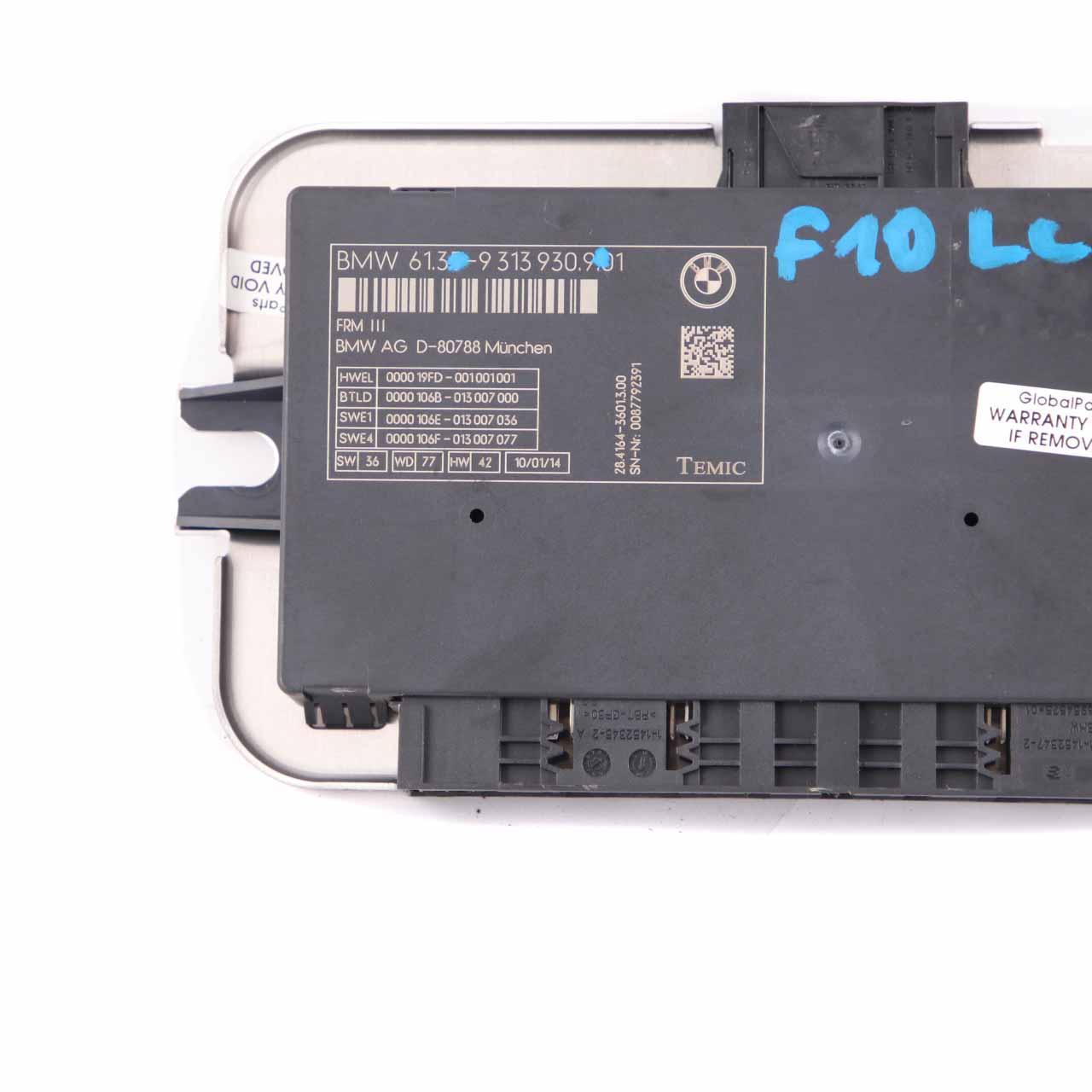 Lichtmodul BMW F10 LCI Steuerung Fußraumbeleuchtung ECU Einheit FRM3 9313930