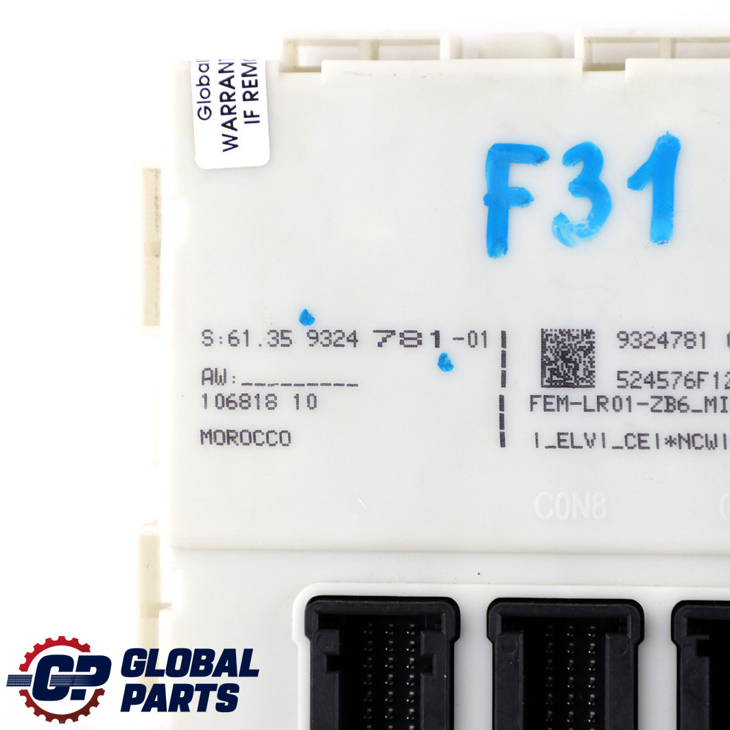 BMW F20 F21 F22 F30 F31 F32 F36 Modul Steuergerät FEM 9324781