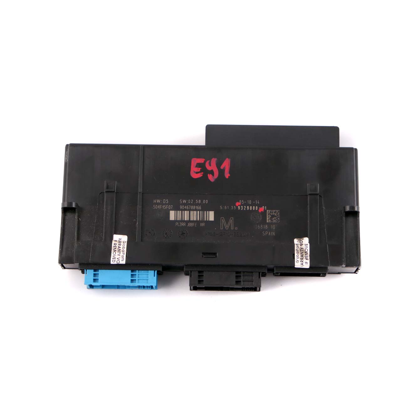 BMW E91 ECU Body Control Modul M Junction Box PL2RR JBBFE IIIR 9329800