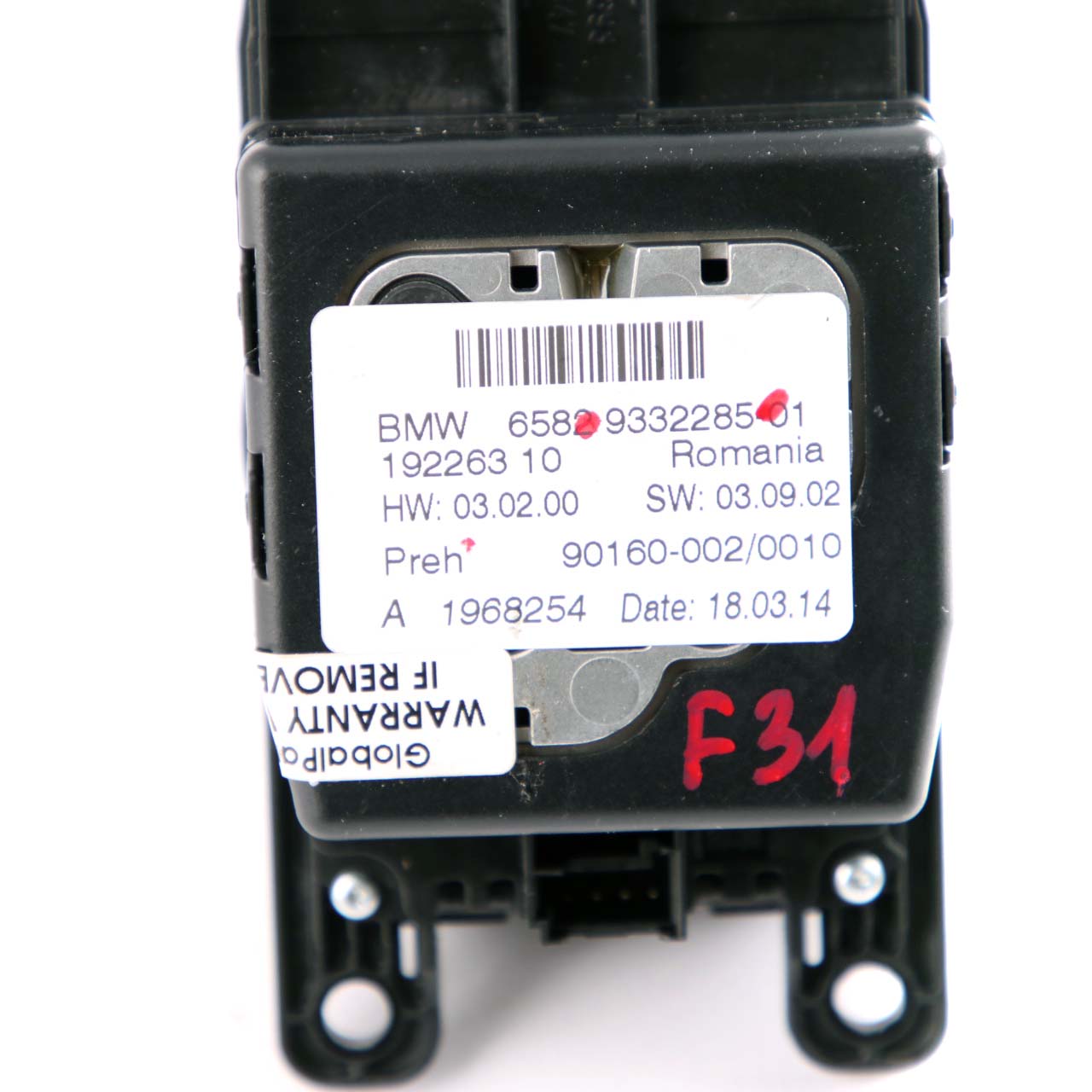 BMW F10 F20 F21 F30 F31 F80 iDRIVE Steuergerät Knopfschalter 9332285