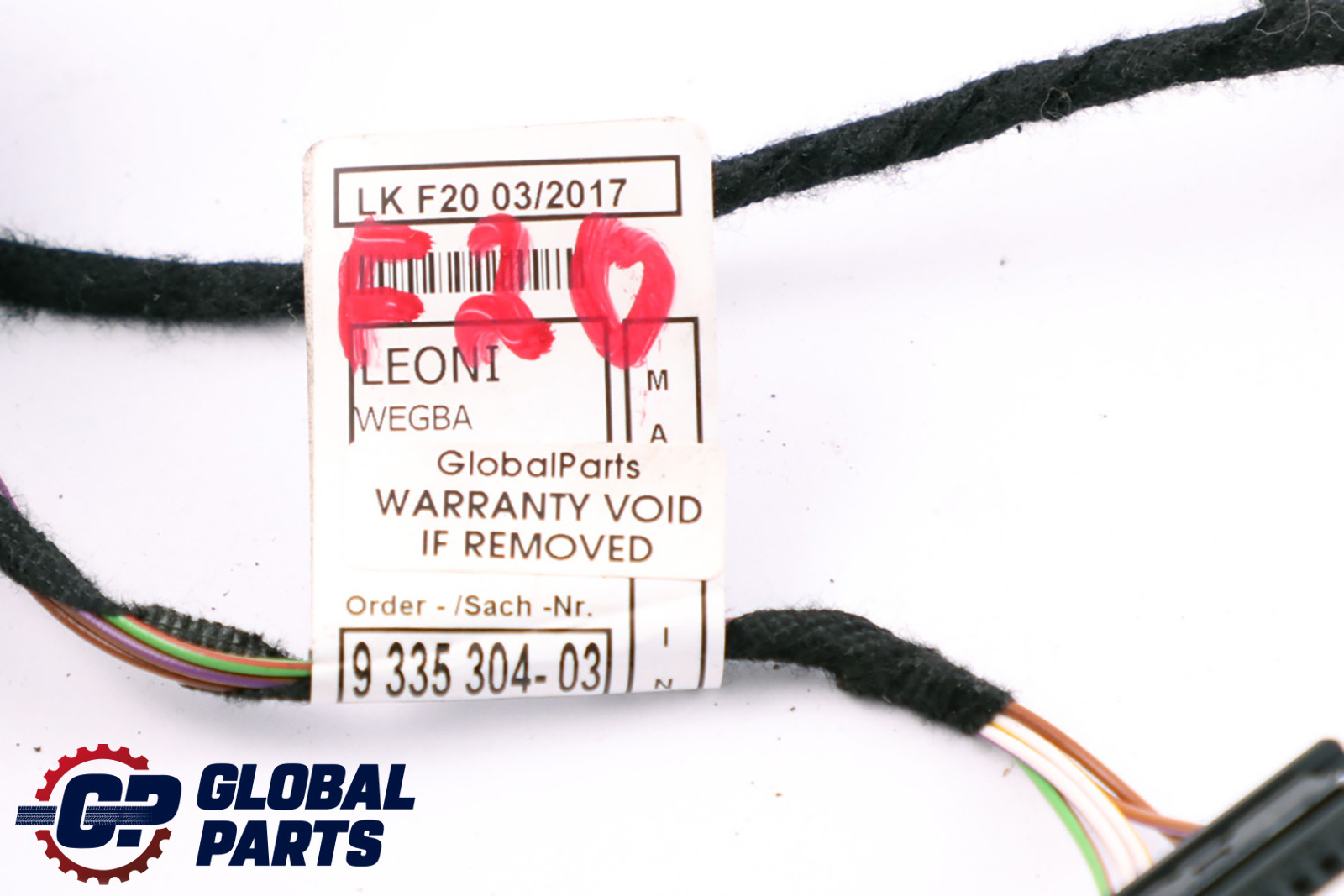 BMW 1 Series F20 Rear Left Right N/O/S Wiring Harness Door Loom N/O/S 9335304