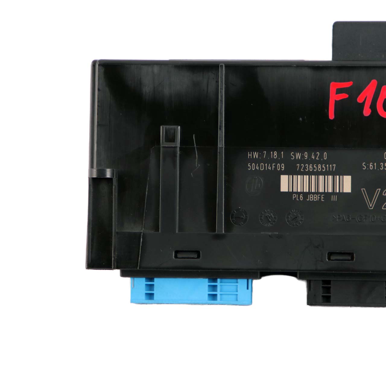 BMW 5 F10 LCI ECU Anschlusskasten des Karosseriesteuermoduls V2 PL6 JBBFE III