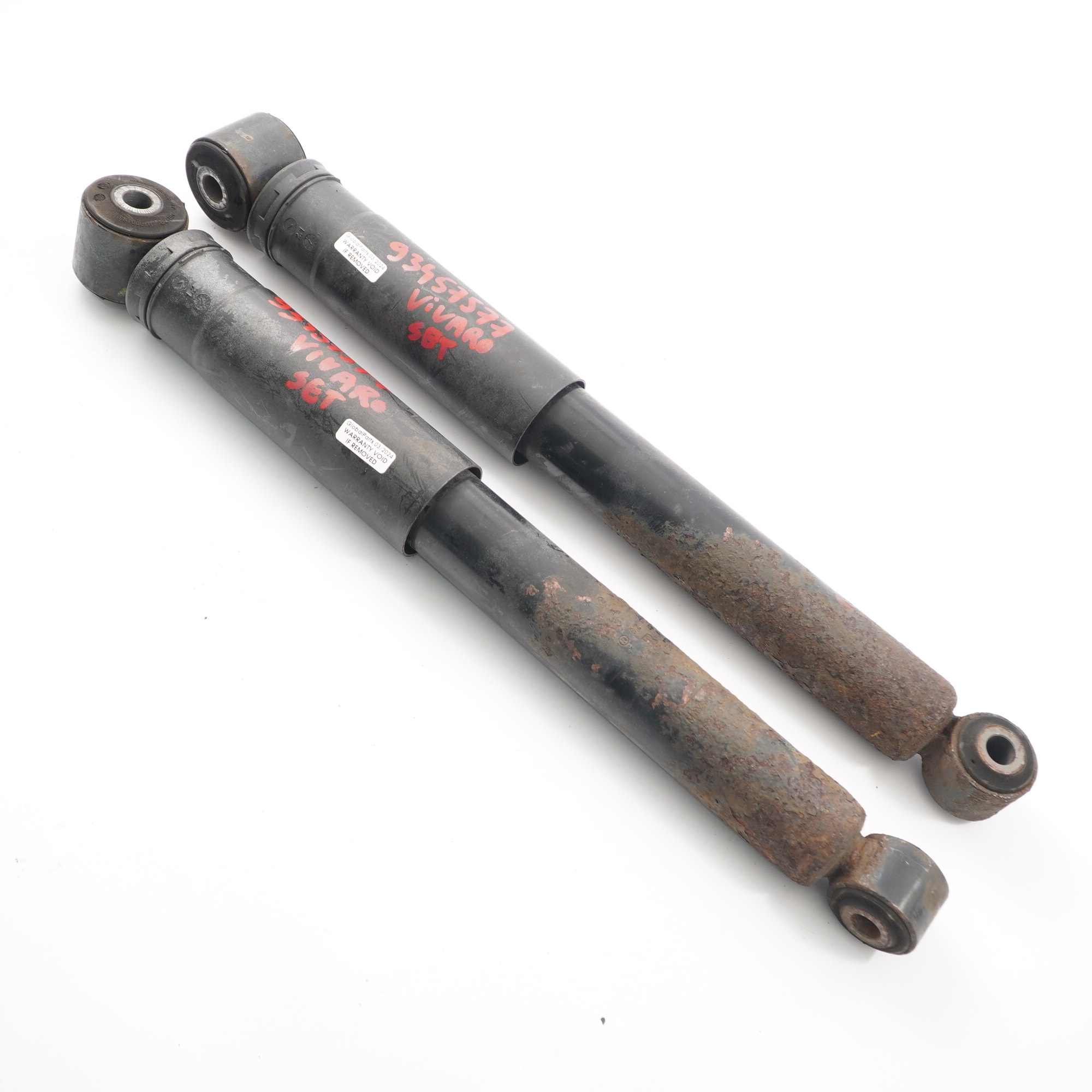 Renault Trafic III Vauxhall Vivaro B Rear Shock Abosorbers Damper Set Right Left